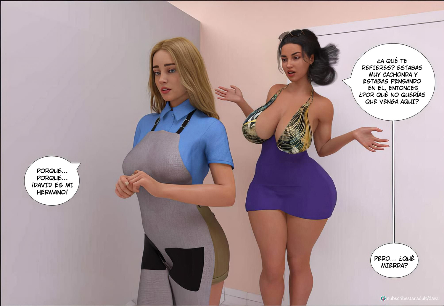 [Daval3D] TOGETHER 7 (Comics Porn)