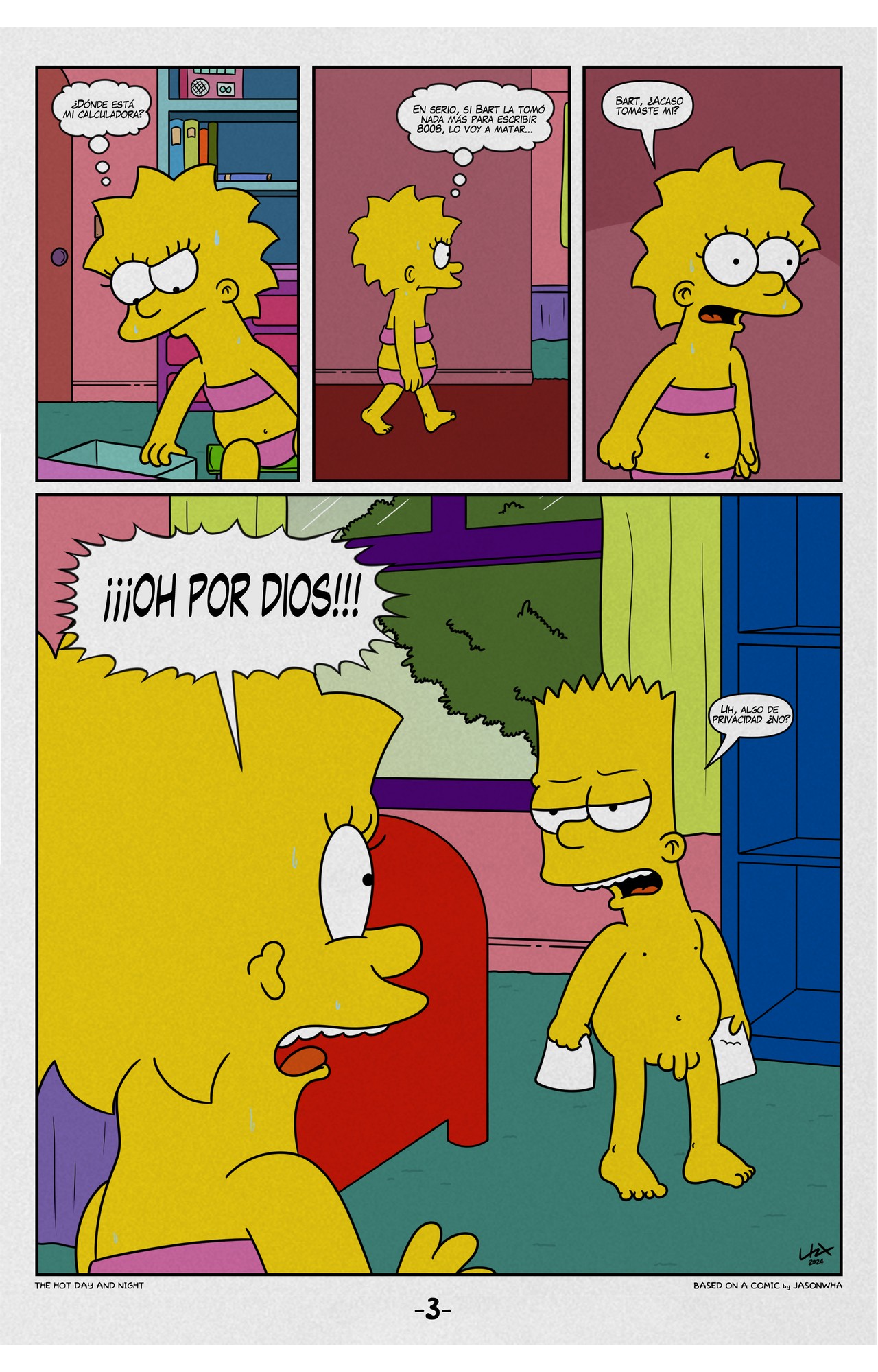 [Lakikoopax] The Hot Day and Night (The Simpsons)