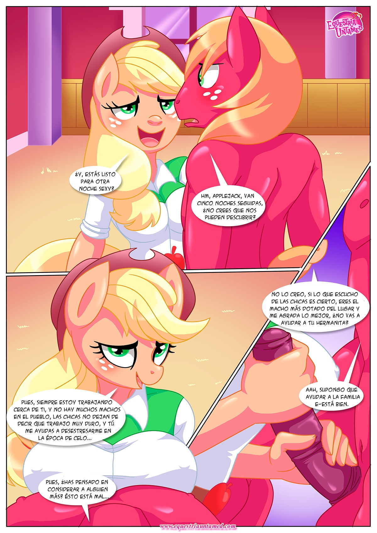 [Palcomix] Applejack’s Secret Is Out (My Little Pony Friendship Is Magic)