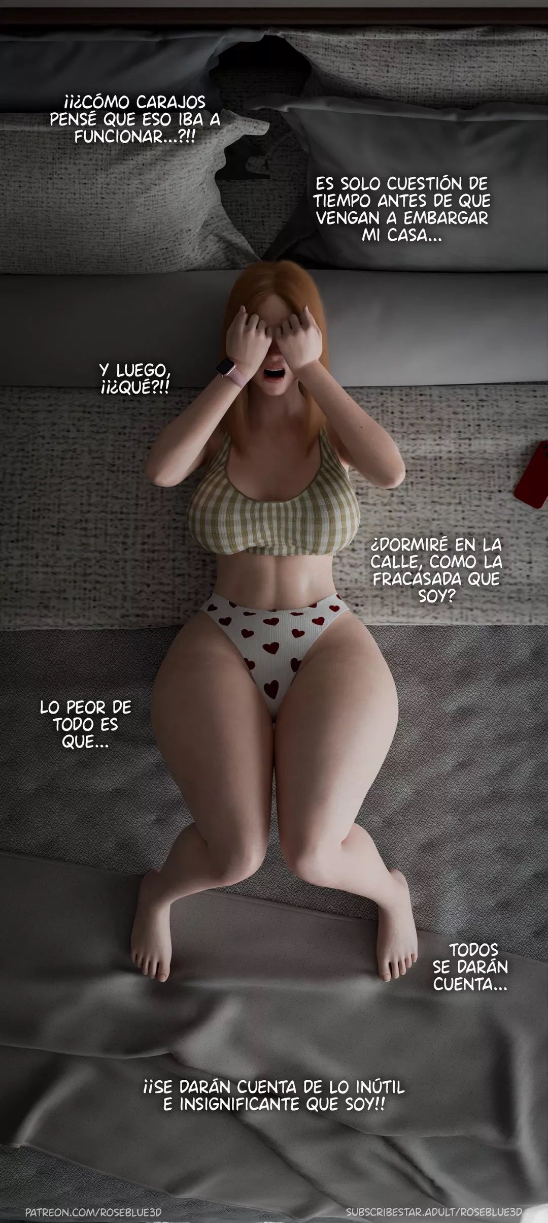 [Roseblue3D] La VIUDA de mi VECINA parte 28 (Comic Porn)