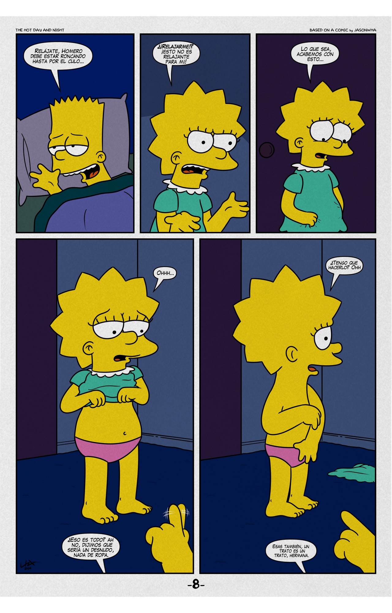 [Lakikoopax] The Hot Day and Night (The Simpsons)