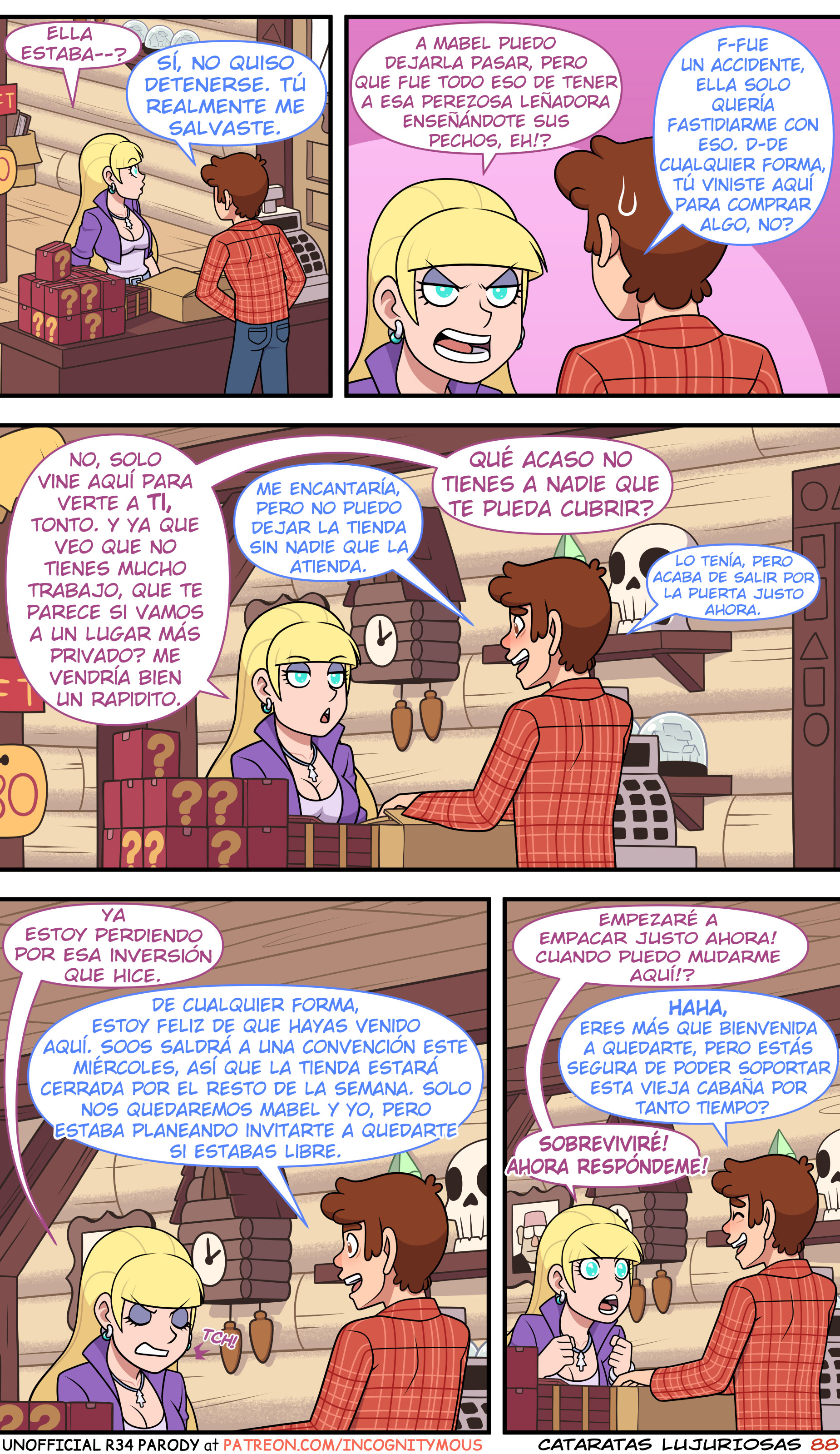 [Incognitymous] Cataratas Lujuriosas 2 (Gravity Falls)