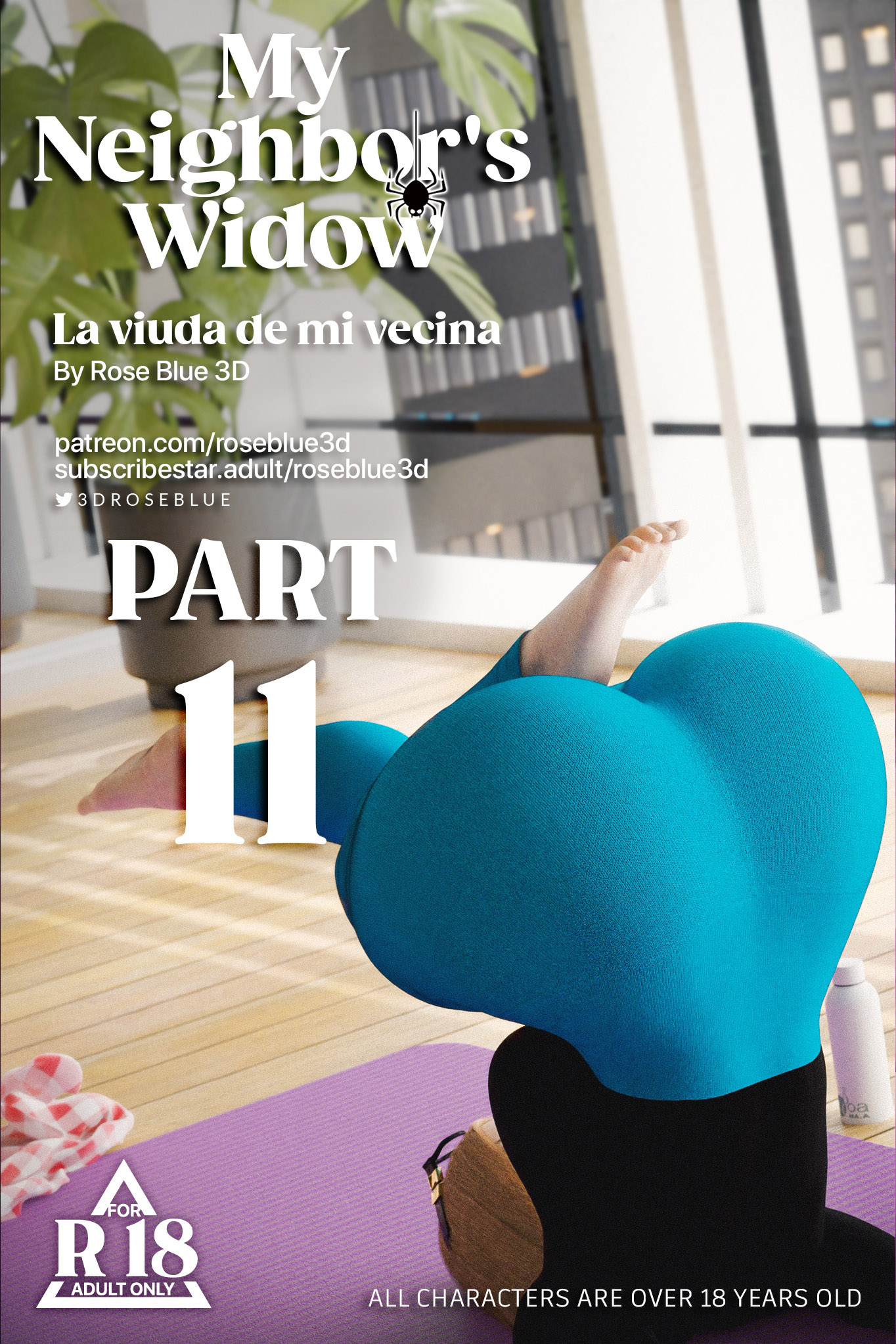 [RoseBlue3D] My Neighbor’s Widow 11 (Comics Porn)