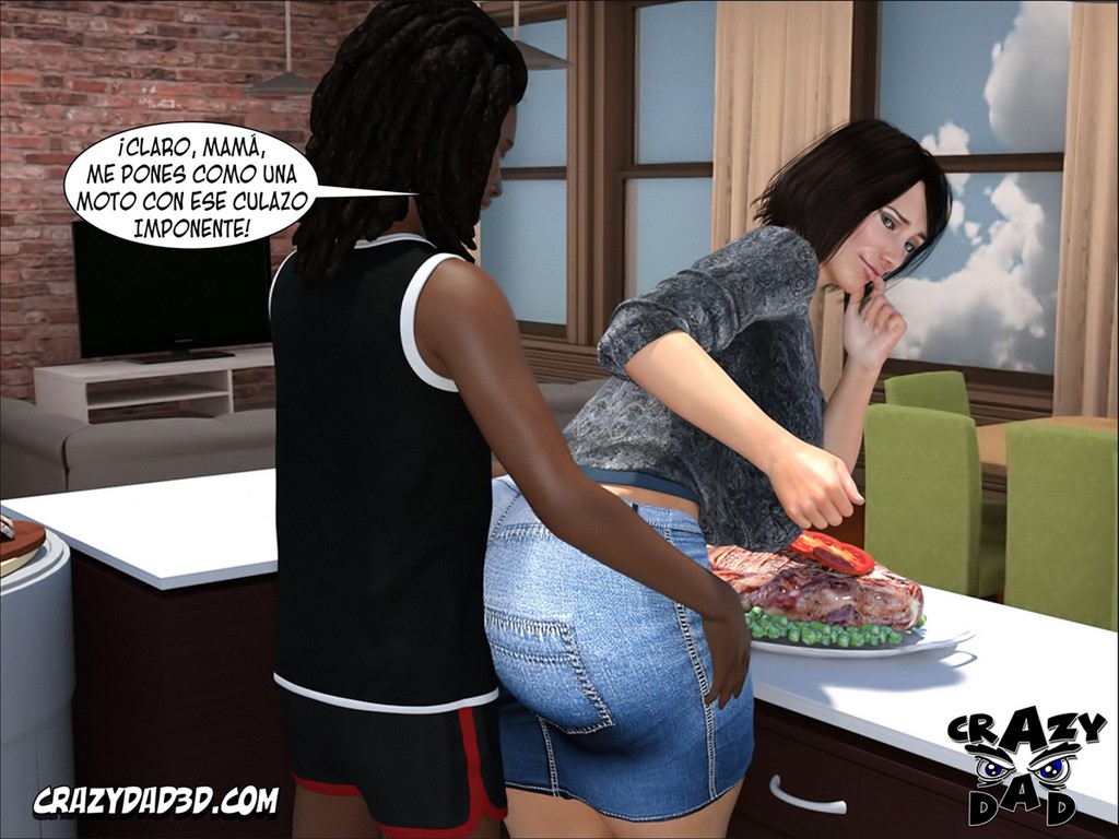 [CrazyDad3D] Foster Mother 6 (Comic Porn)