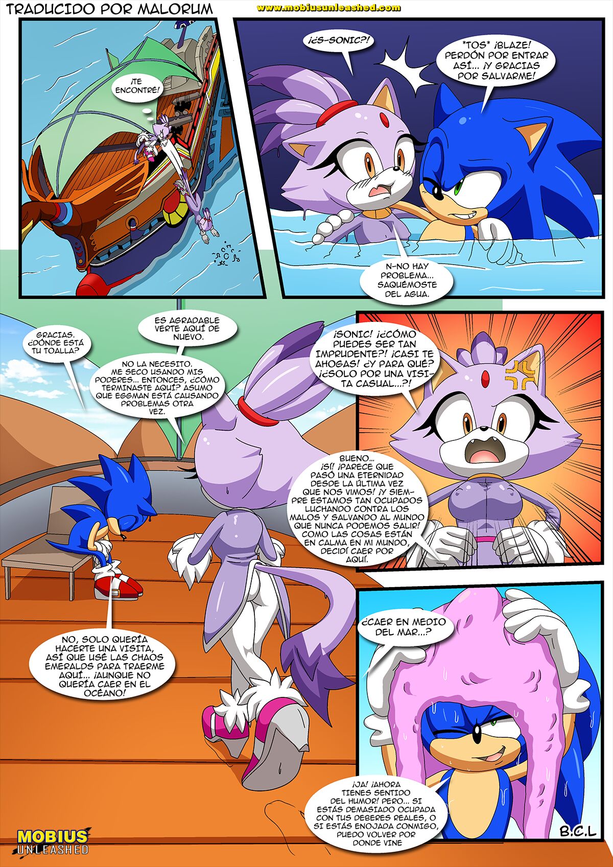 [Mobius Unleashed, Palcomix (Rawaxis)] Wind & Fire Viento & Fuego (Sonic the Hedgehog)