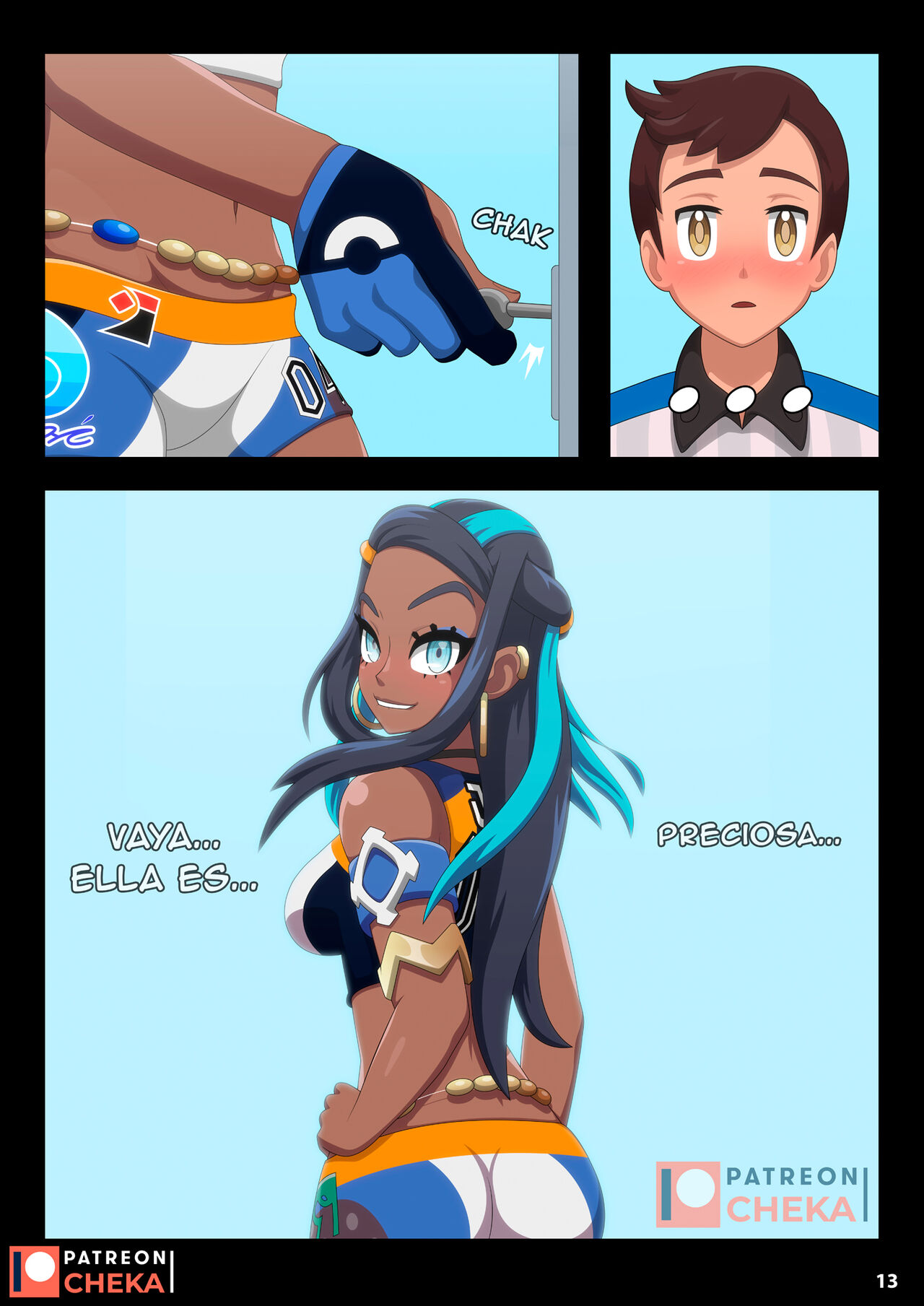 [Cheka.art] Nessa Battle Gym Part 2 (Pokémon Sword and Shield)