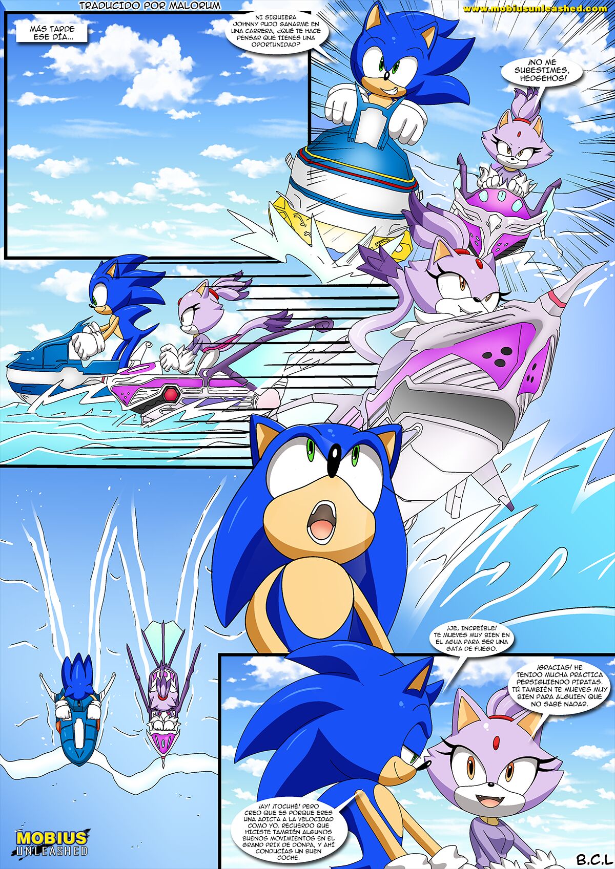 [Mobius Unleashed, Palcomix (Rawaxis)] Wind & Fire Viento & Fuego (Sonic the Hedgehog)