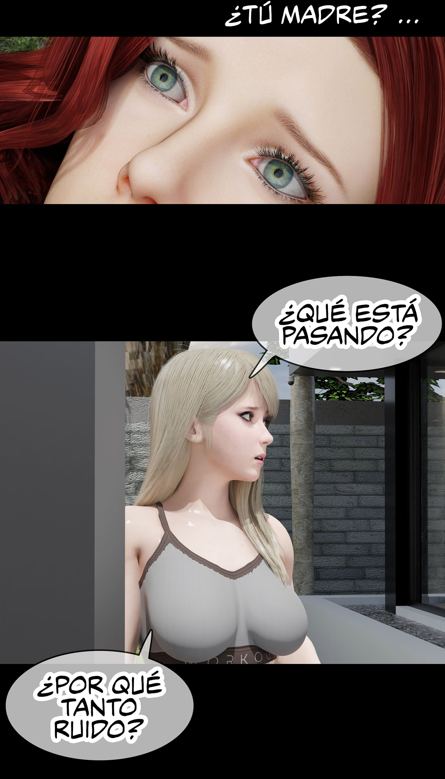 [RoseBlue3D] My Neighbor’s Widow 1 (Comics Porn)