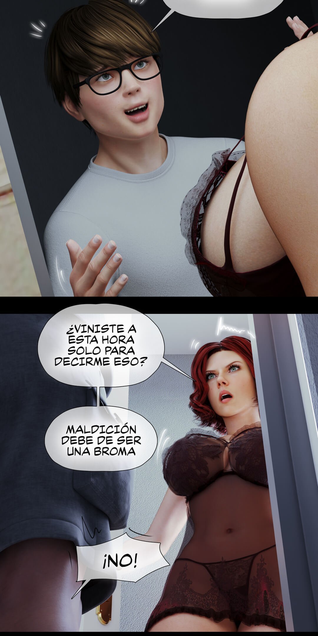 [RoseBlue3D] My Neighbor’s Widow 4 (Comics Porn)