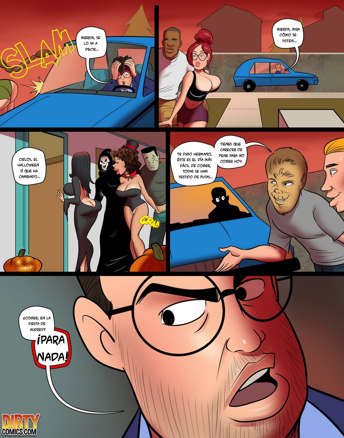 [Moose] Saving Halloween 1 – (Comic Porn)