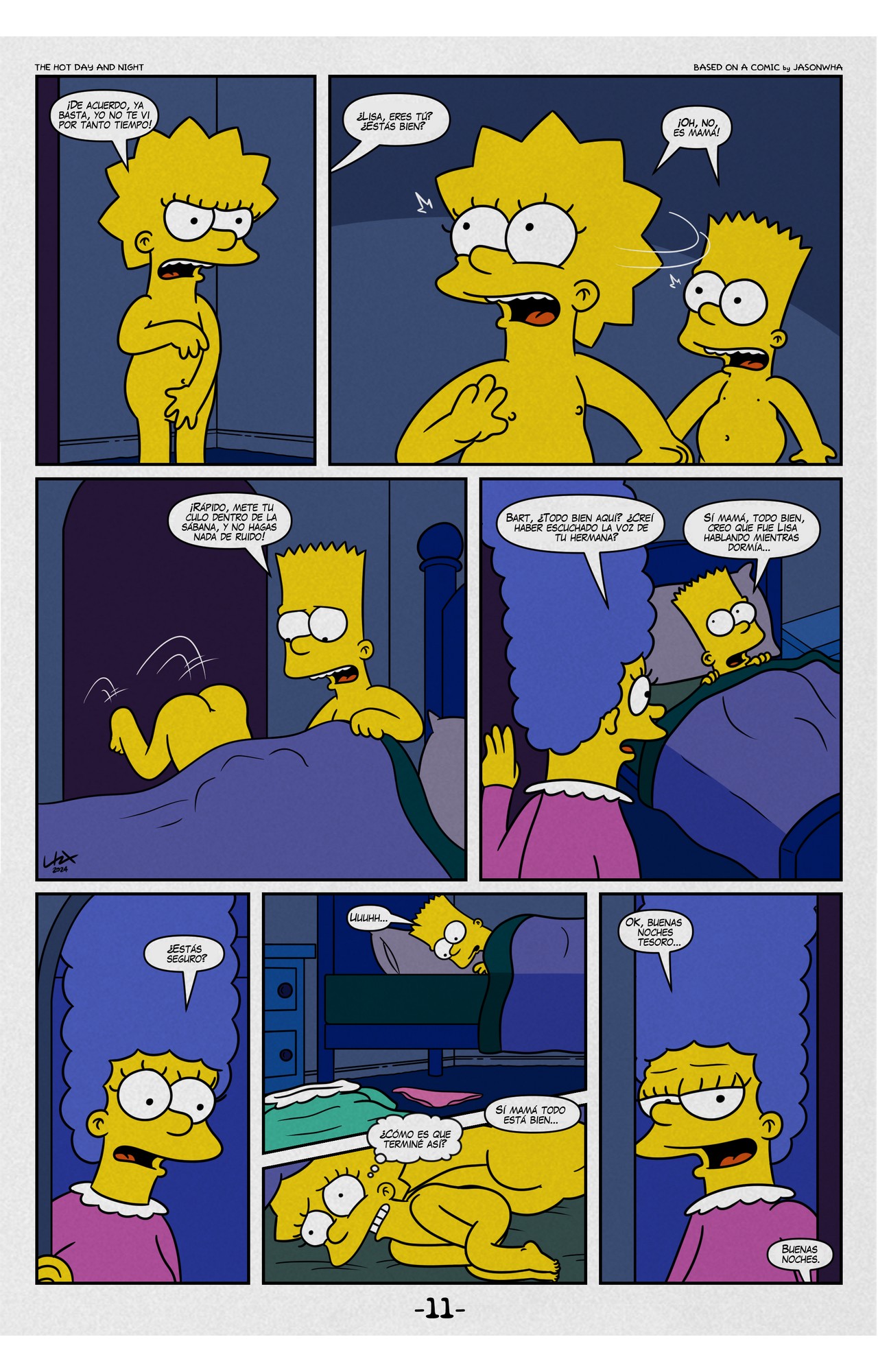 [Lakikoopax] The Hot Day and Night (The Simpsons)