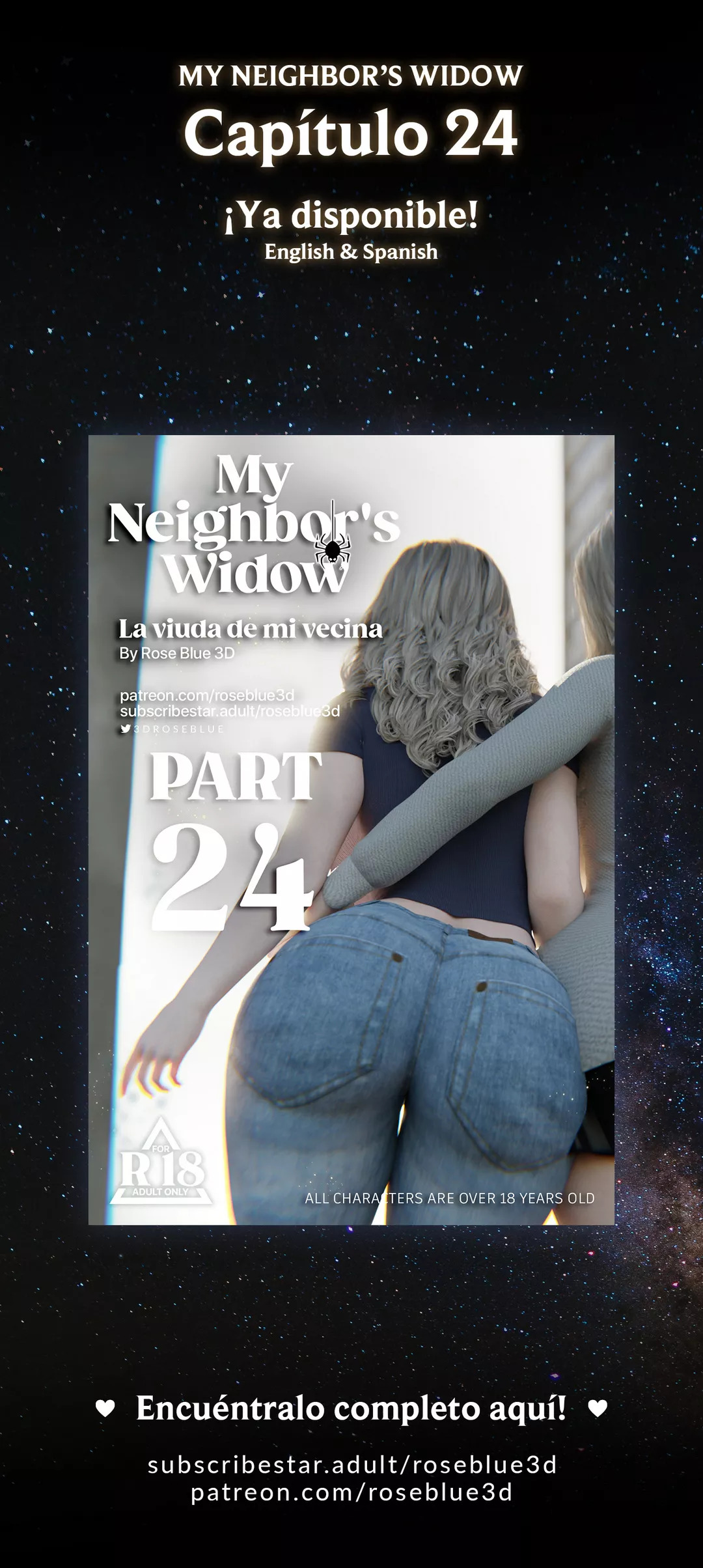 [RoseBlue3D] My Neighbor’s Widow 23 (Comics Porn)