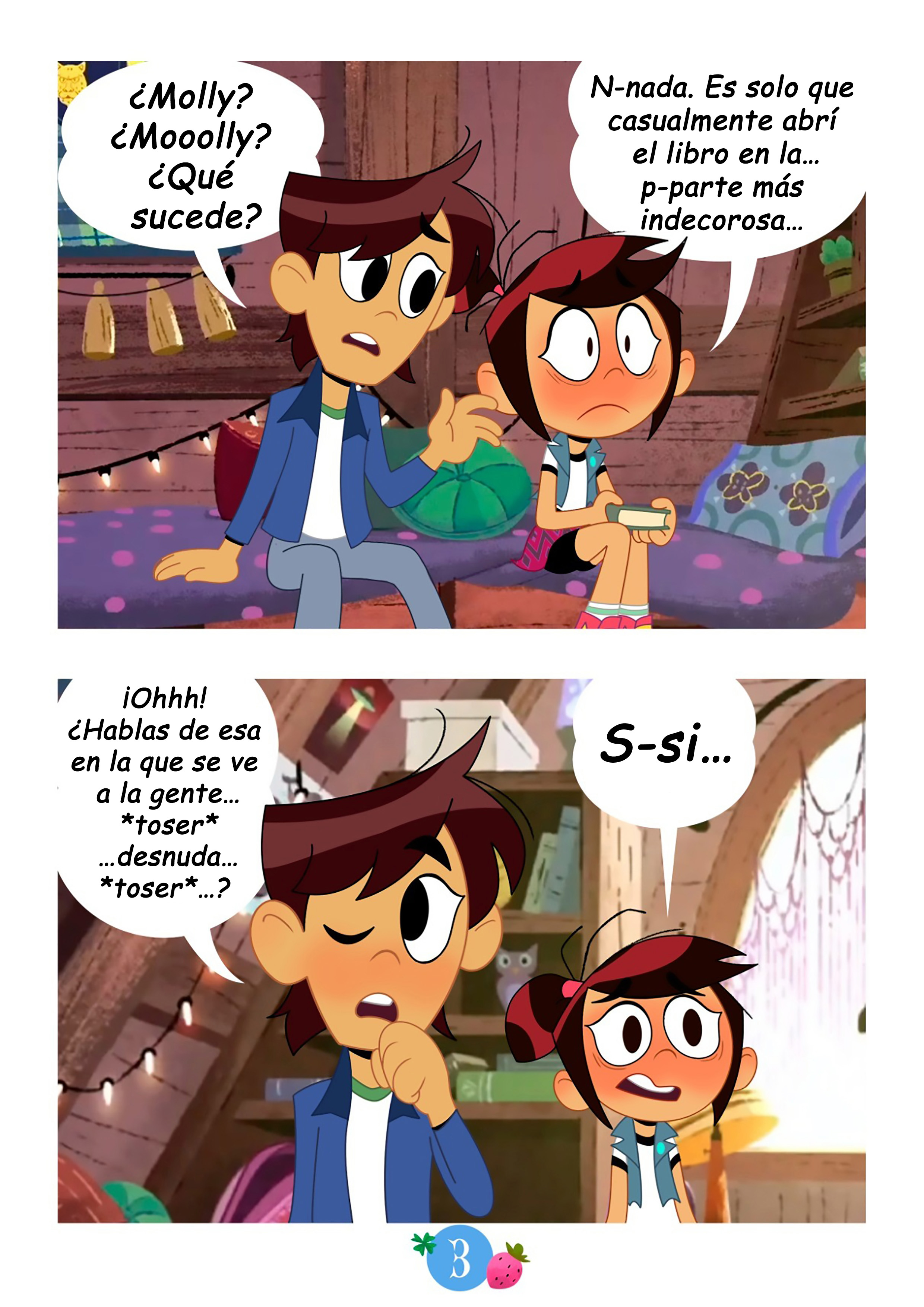 [Lester] Molly & Ollie en Estudiándonos (The Ghost and Molly McGee)