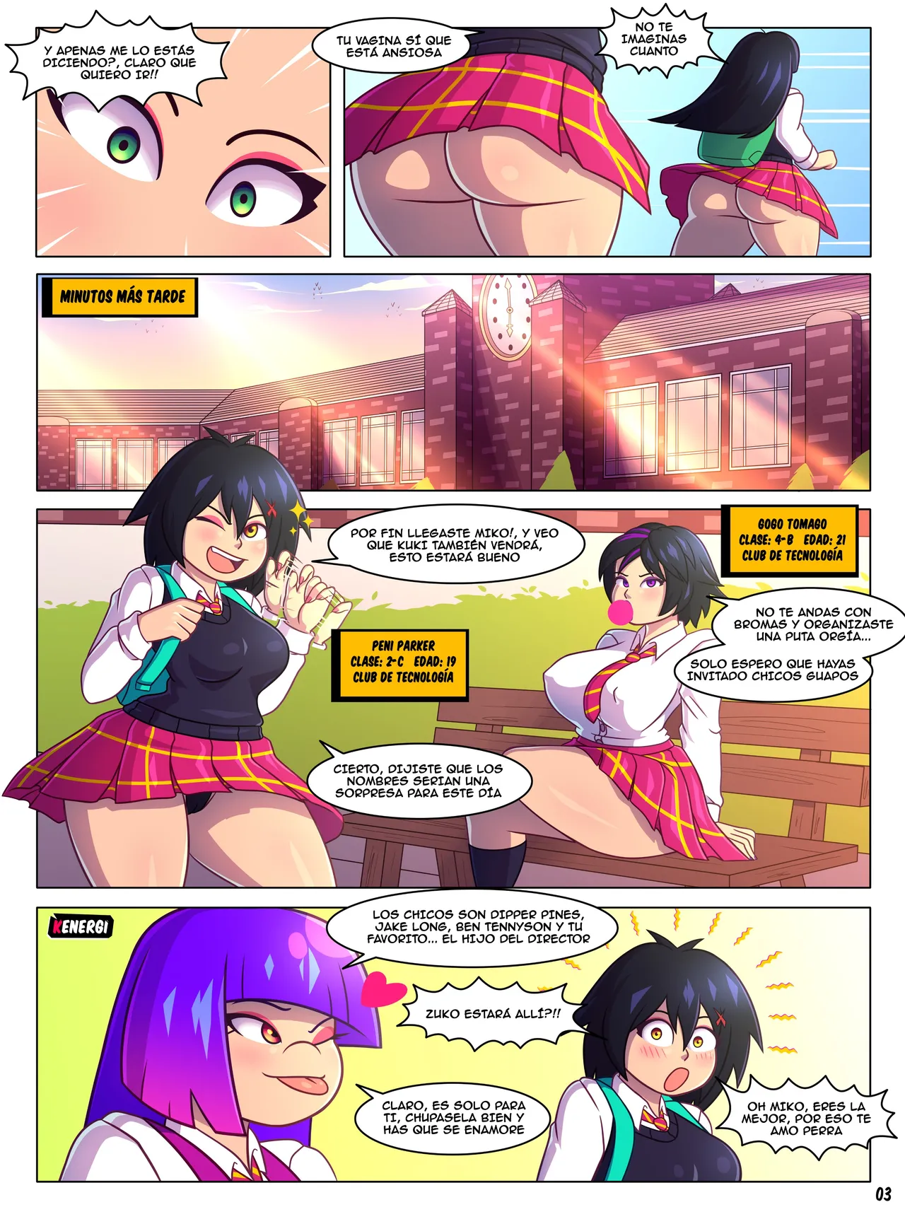 [Kenergi] Toonworth Academy (Comic Porn)