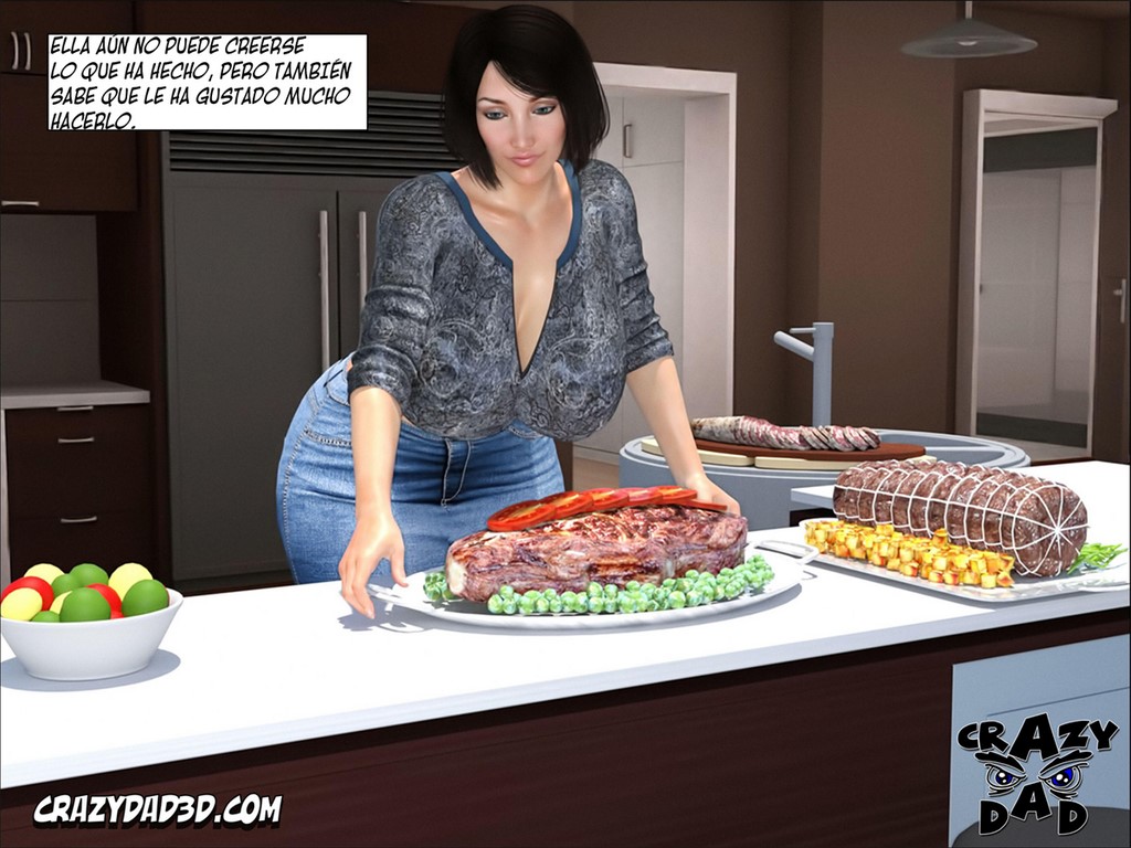 [CrazyDad3D] Foster Mother 6 (Comic Porn)