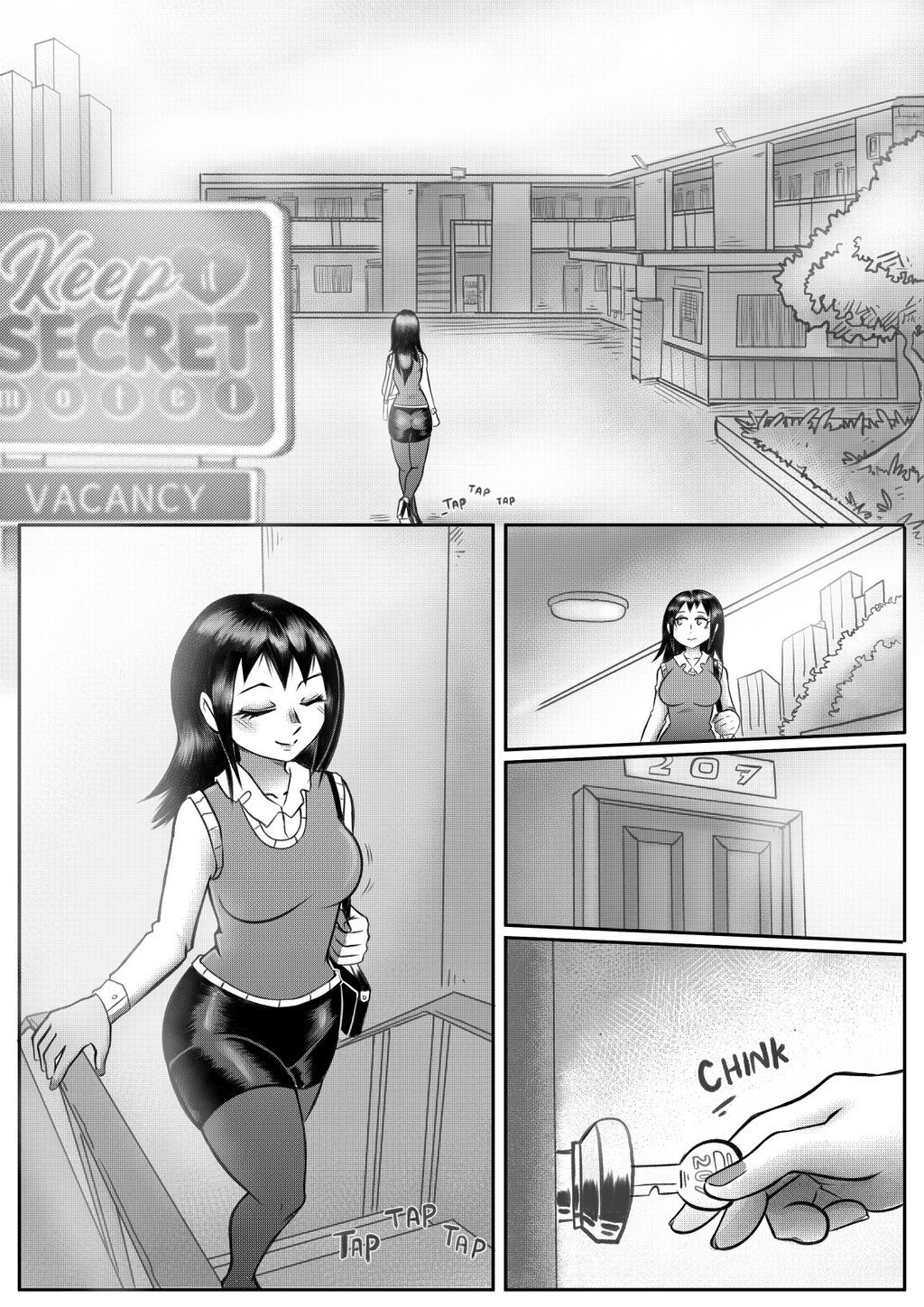 [Mr.E] Keep it Secret (Comic Porn)