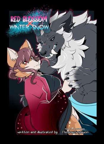 [Amazinggwen] Red Blossom & Winter Snow   Flor Roja & Nieve Invernal (Furry Porn)