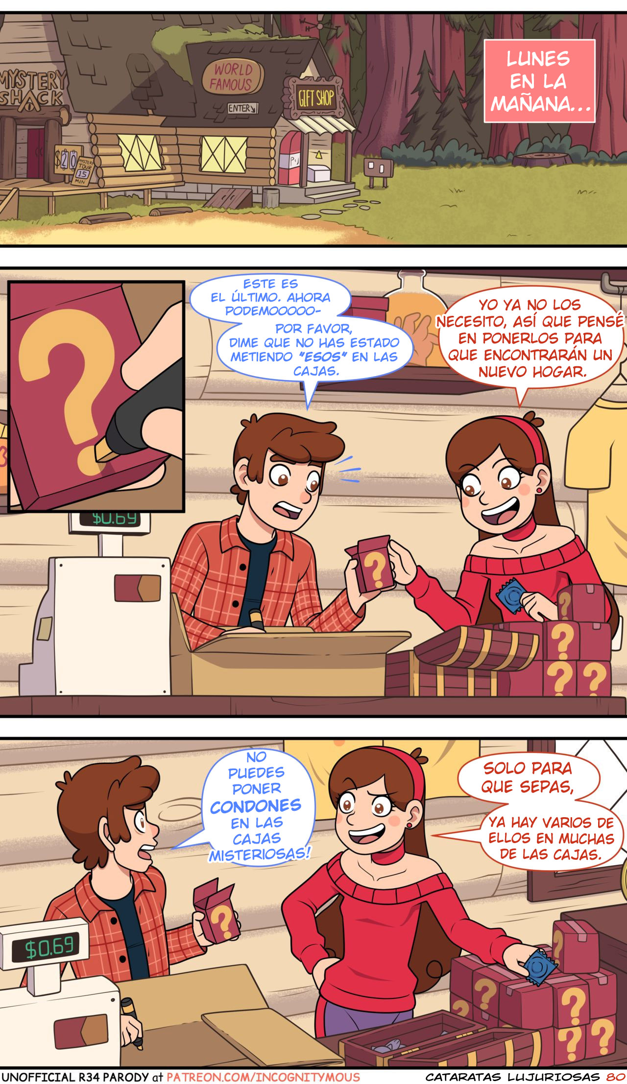 [Incognitymous] Cataratas Lujuriosas 2 (Gravity Falls)