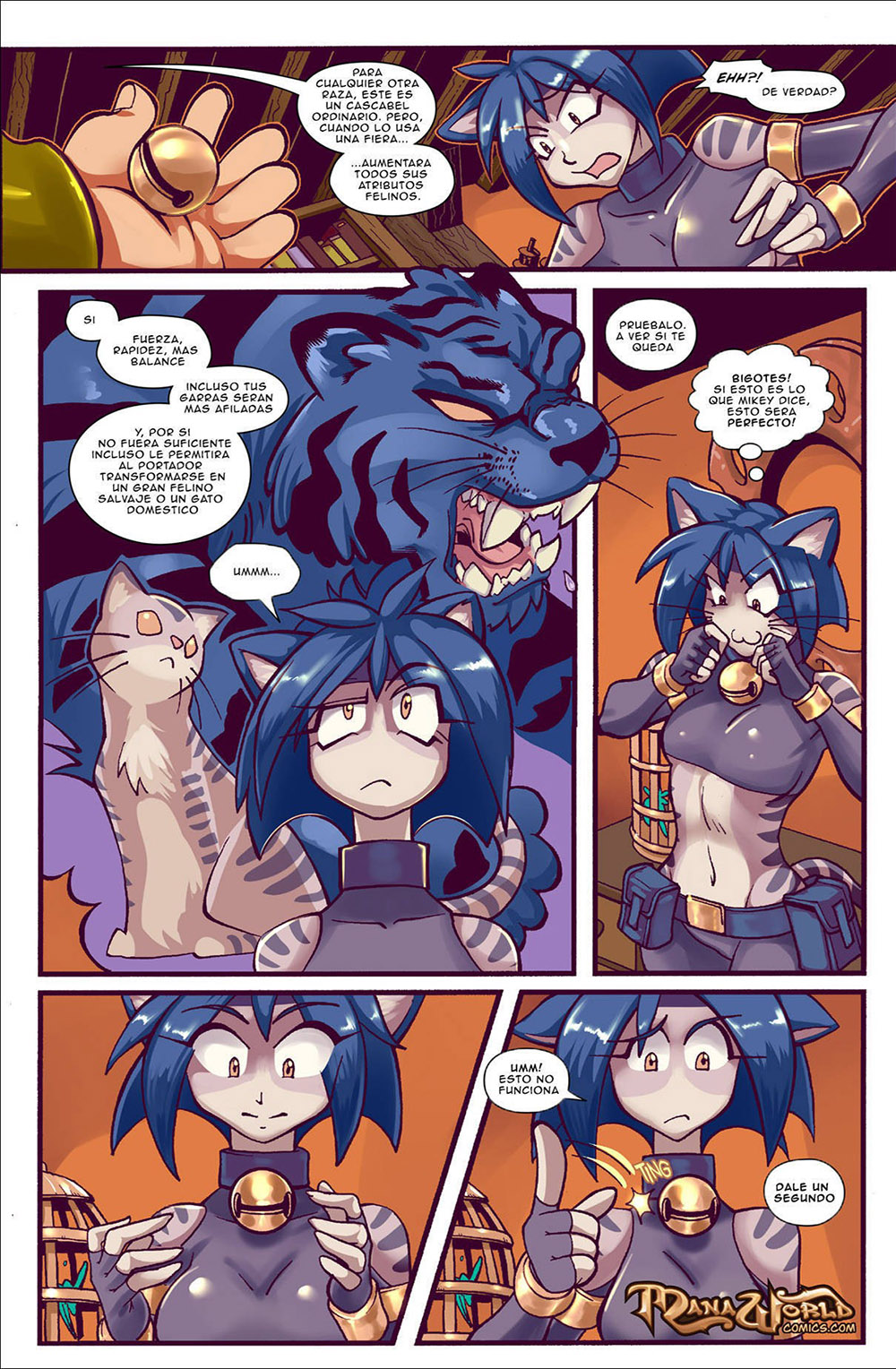 [Manaworld] Belling the Cat (Comics Porn)