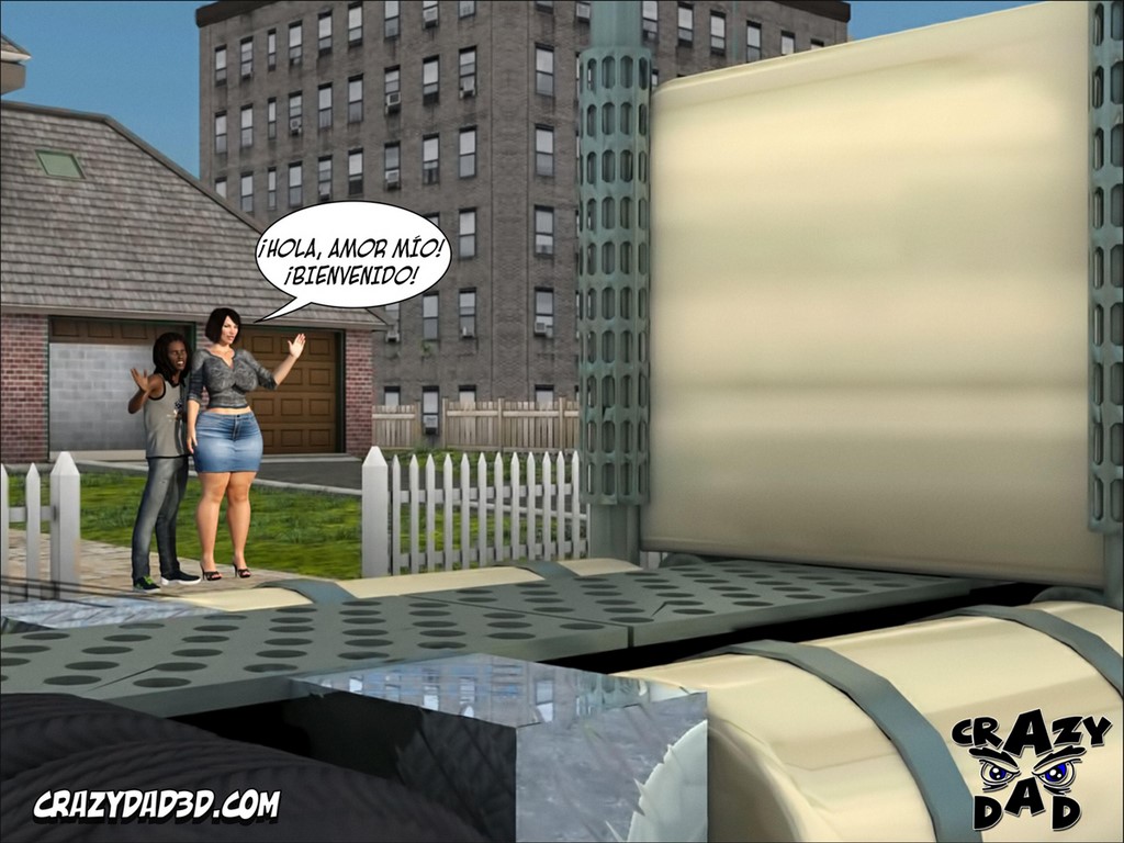 [CrazyDad3D] Foster Mother 4 (Comic Porn)