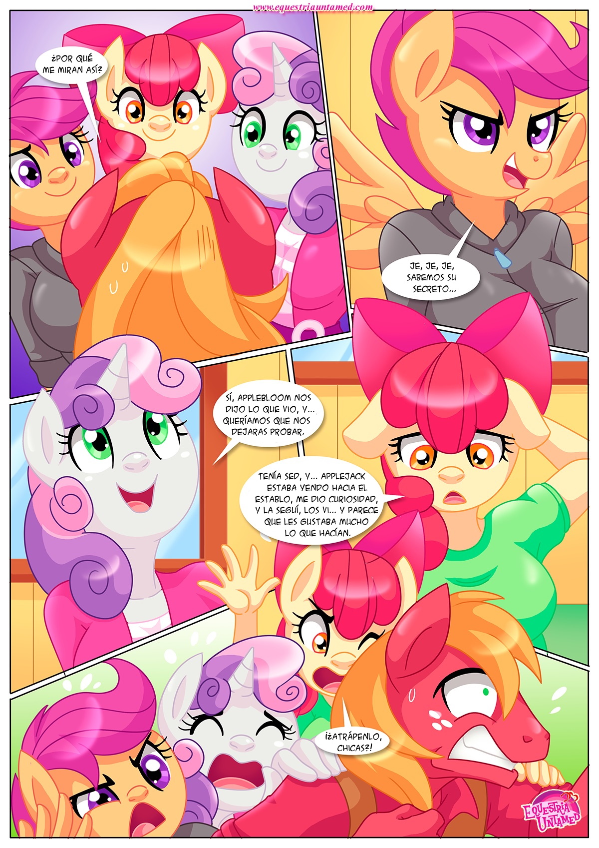 [Palcomix] Applejack’s Secret Is Out (My Little Pony Friendship Is Magic)