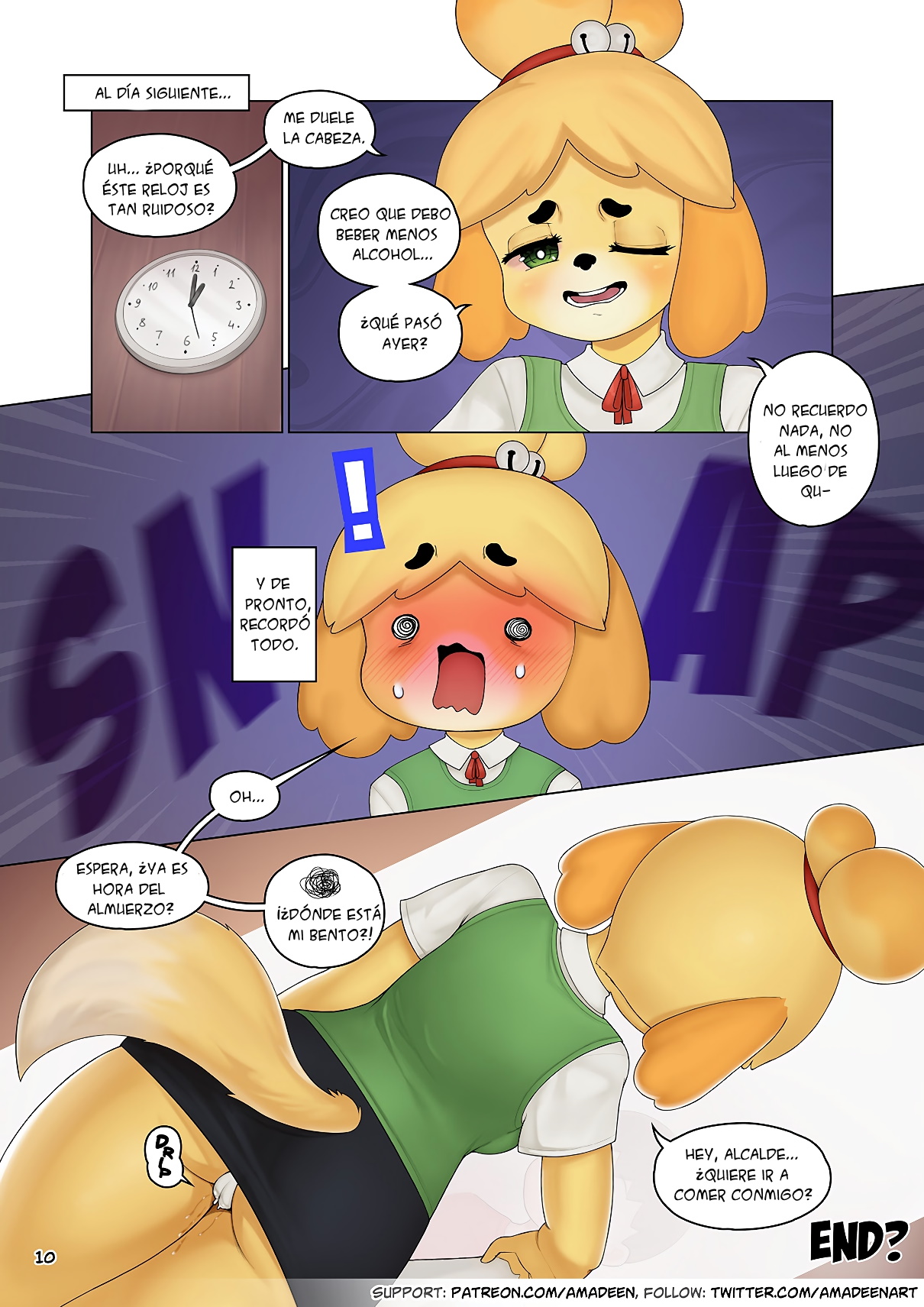 [Amadeen] Isabelle’s Lunch Incident (Animal Crossing)