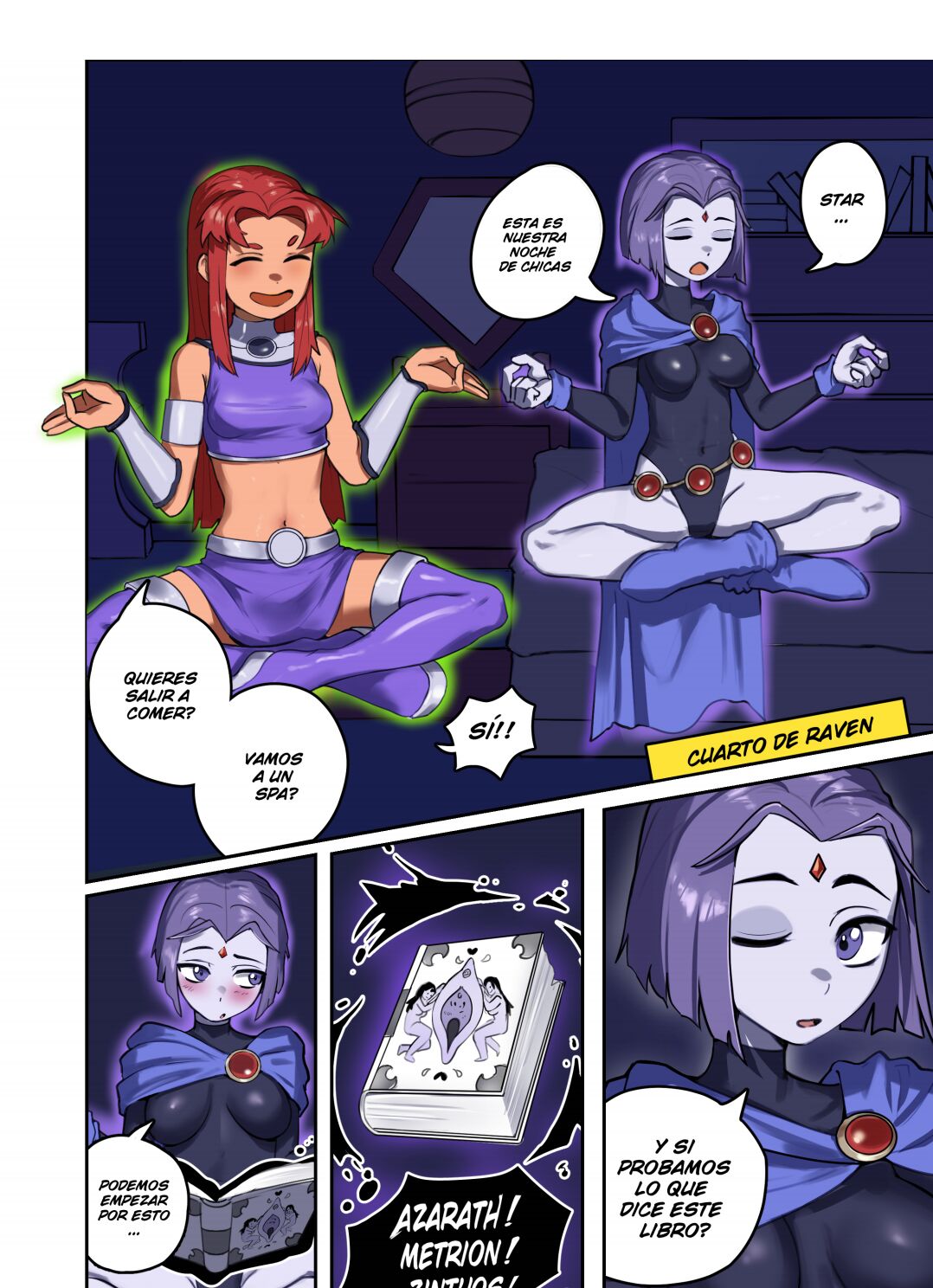 [Waligner] Girl's Night (Teen Titans)