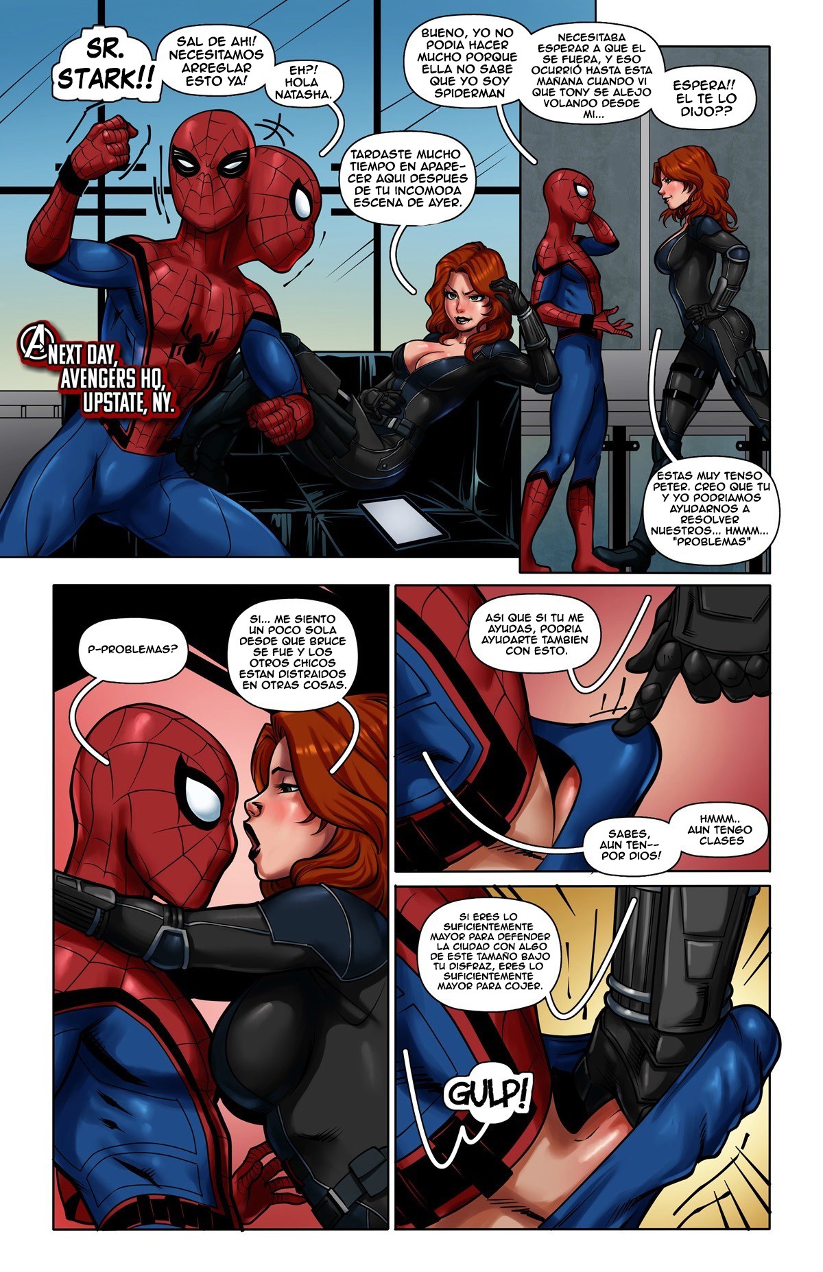 [Tracy Scops] Civil War (Comics Porn)