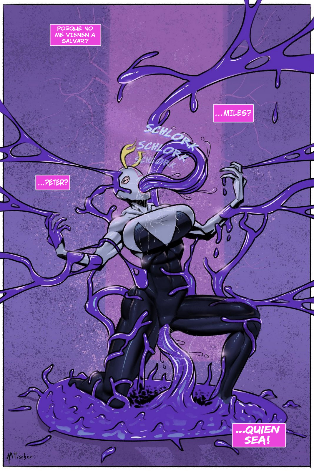 [meinfischer] Spider-Gwen Vs Venom (Spiderman)