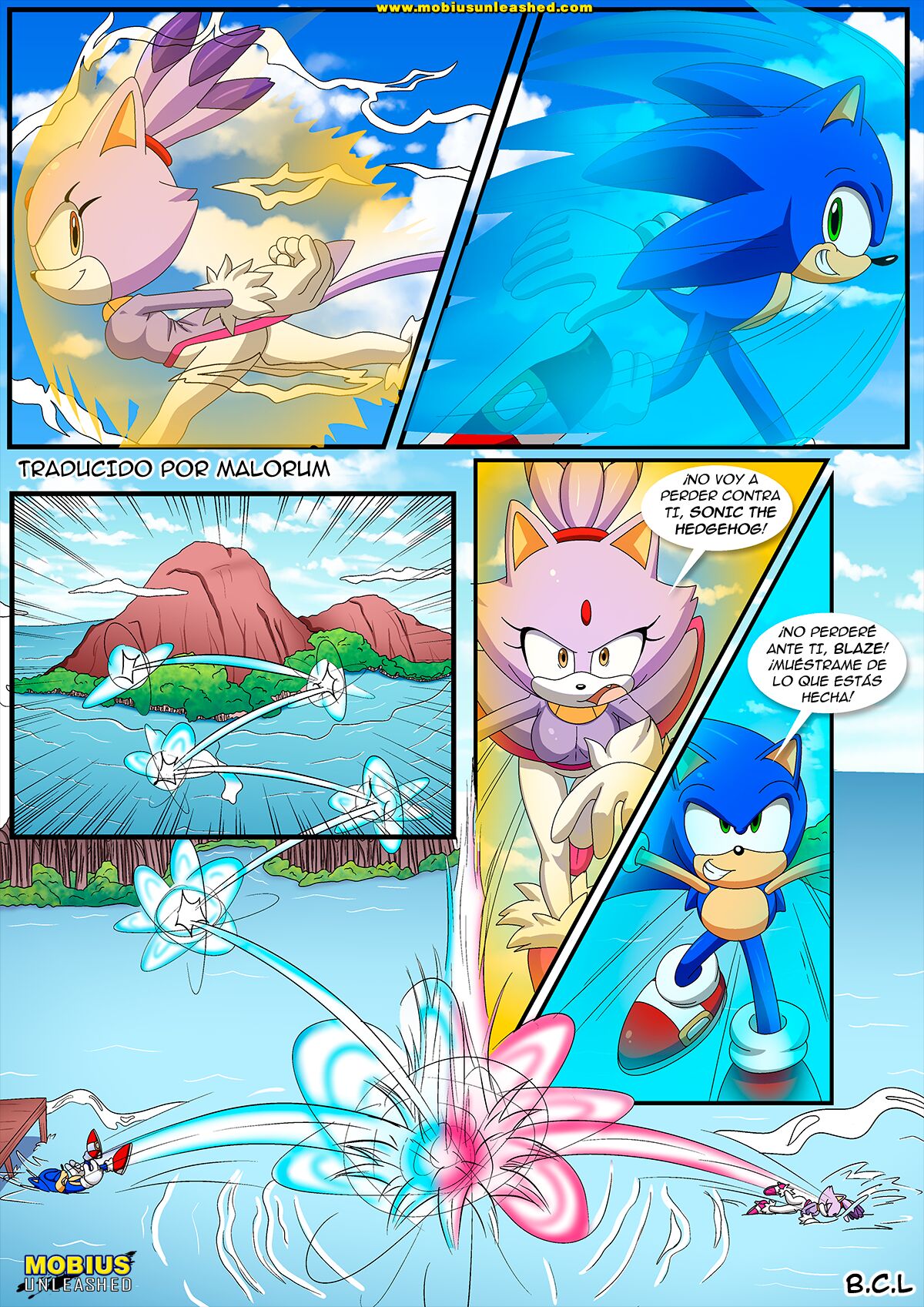 [Mobius Unleashed, Palcomix (Rawaxis)] Wind & Fire Viento & Fuego (Sonic the Hedgehog)