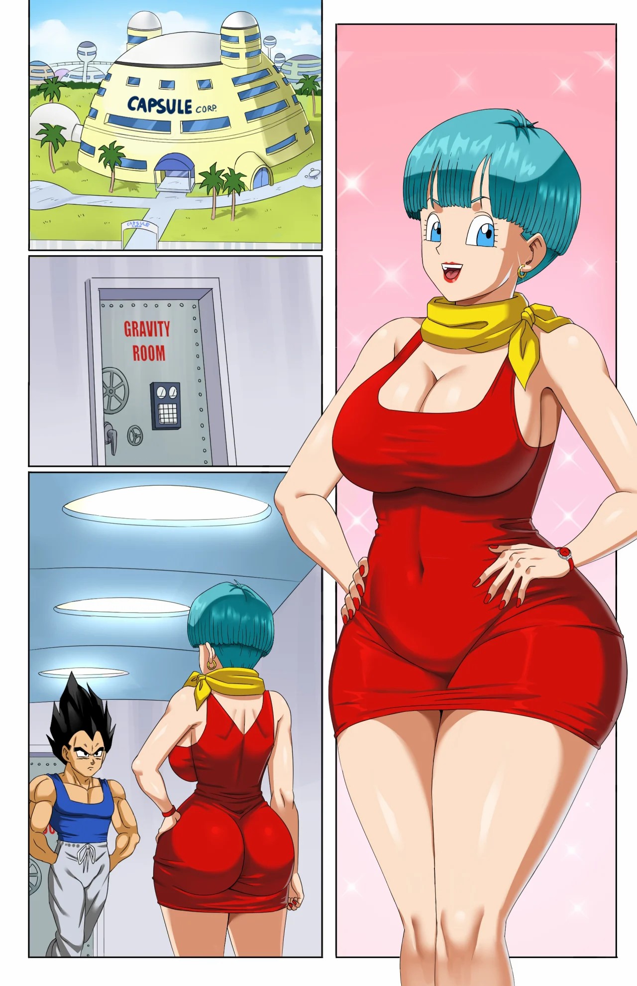 [Pink Pawg] Bulma Break Time (Dragon Ball z)