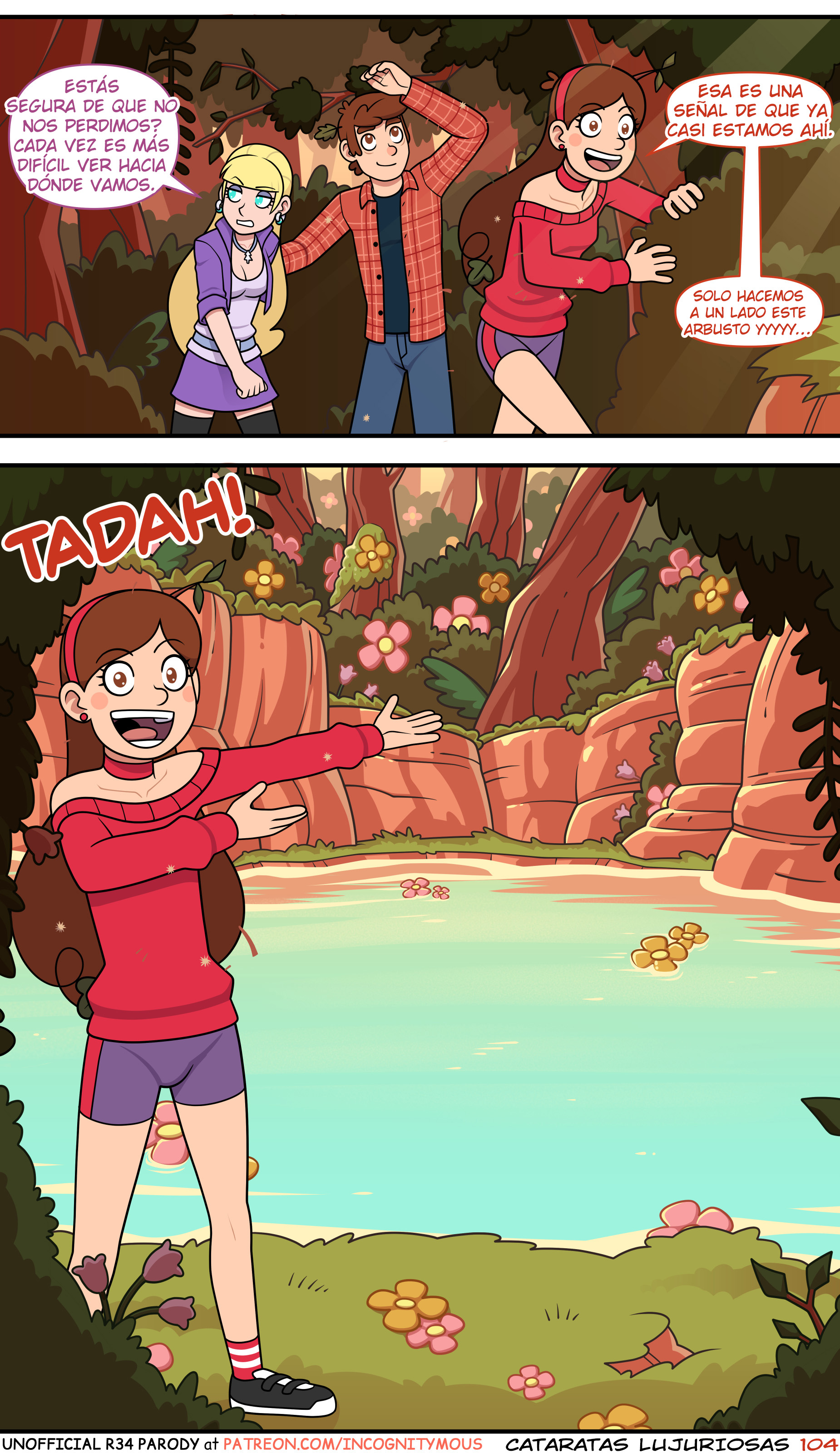 [Incognitymous] Cataratas Lujuriosas 2 (Gravity Falls)