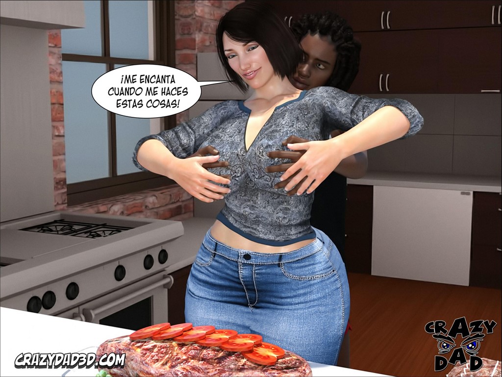 [CrazyDad3D] Foster Mother 6 (Comic Porn)