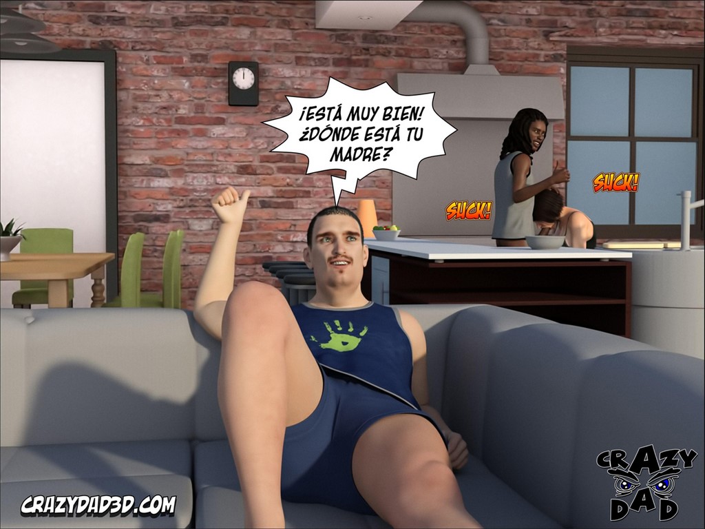 [CrazyDad3D] Foster Mother 4 (Comic Porn)