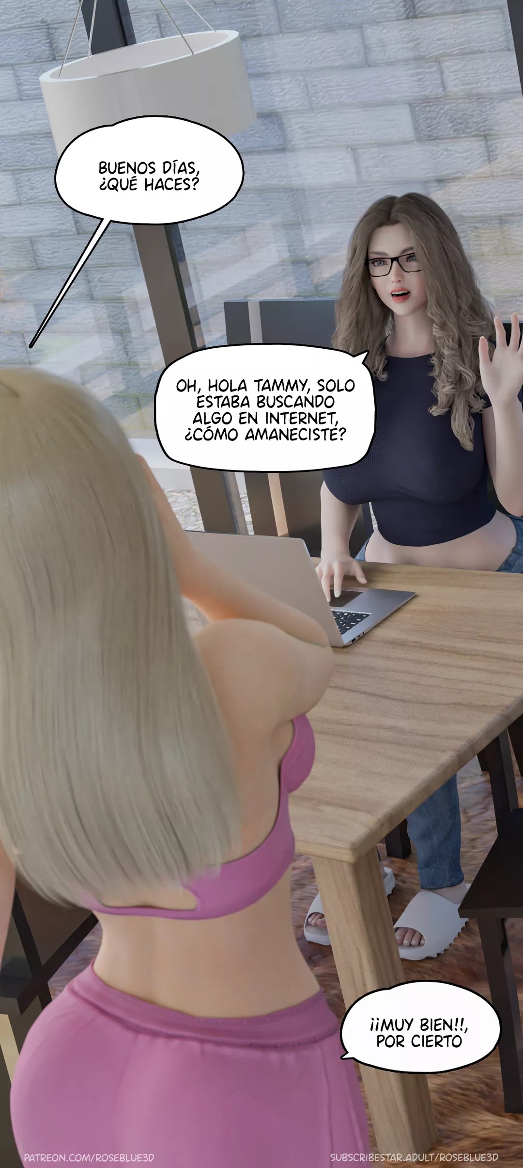 [RoseBlue3D] My Neighbor’s Widow 26 (Comics Porn)