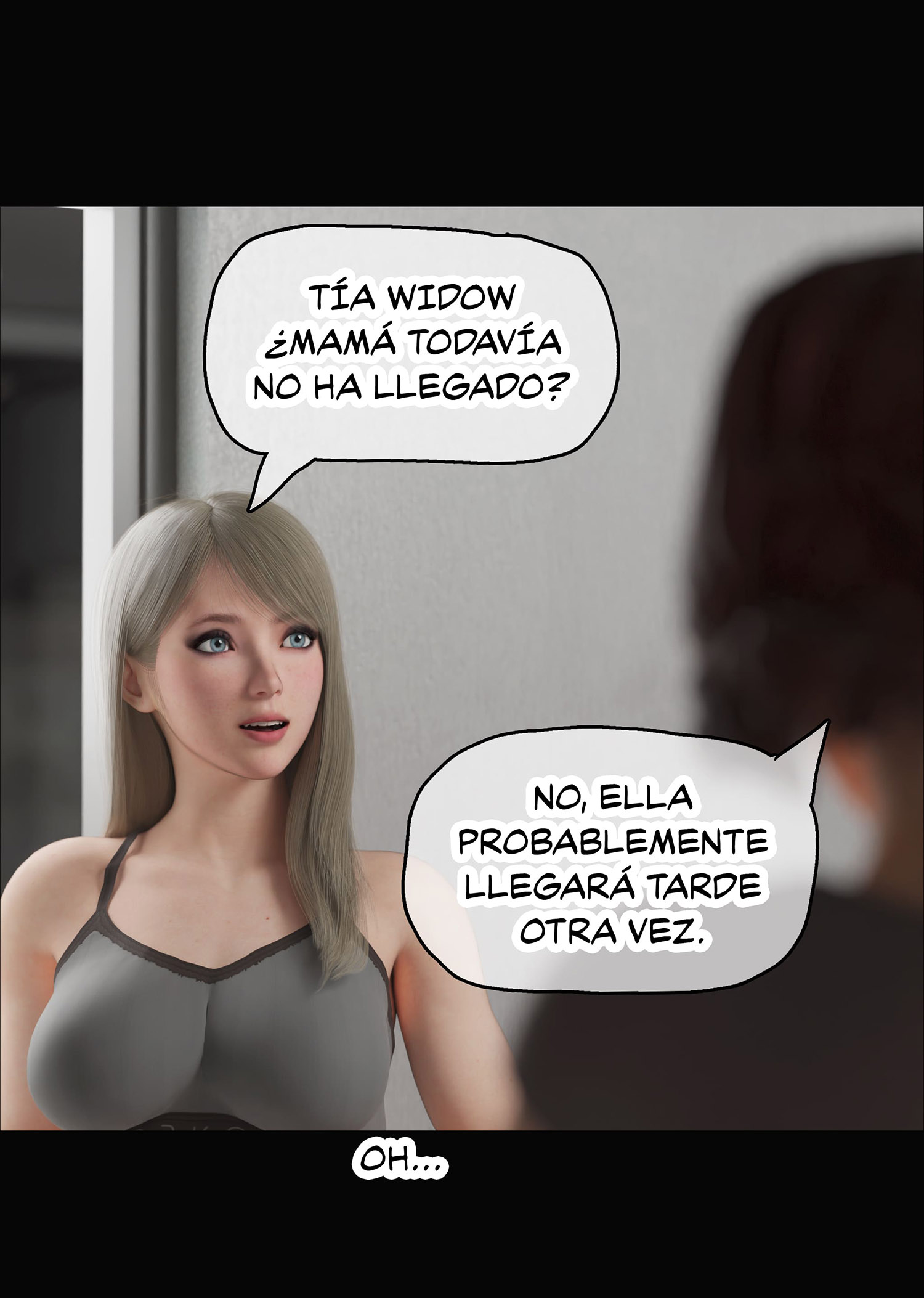 [RoseBlue3D] My Neighbor’s Widow 1 (Comics Porn)