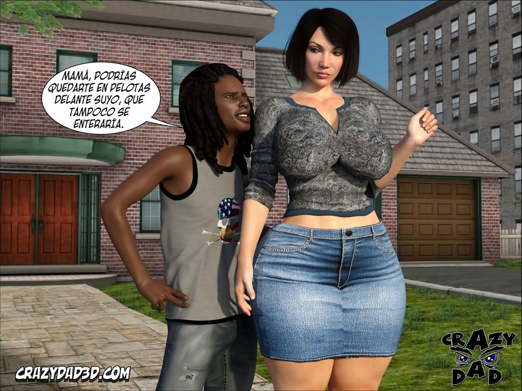 [CrazyDad3D] Foster Mother 4 (Comic Porn)