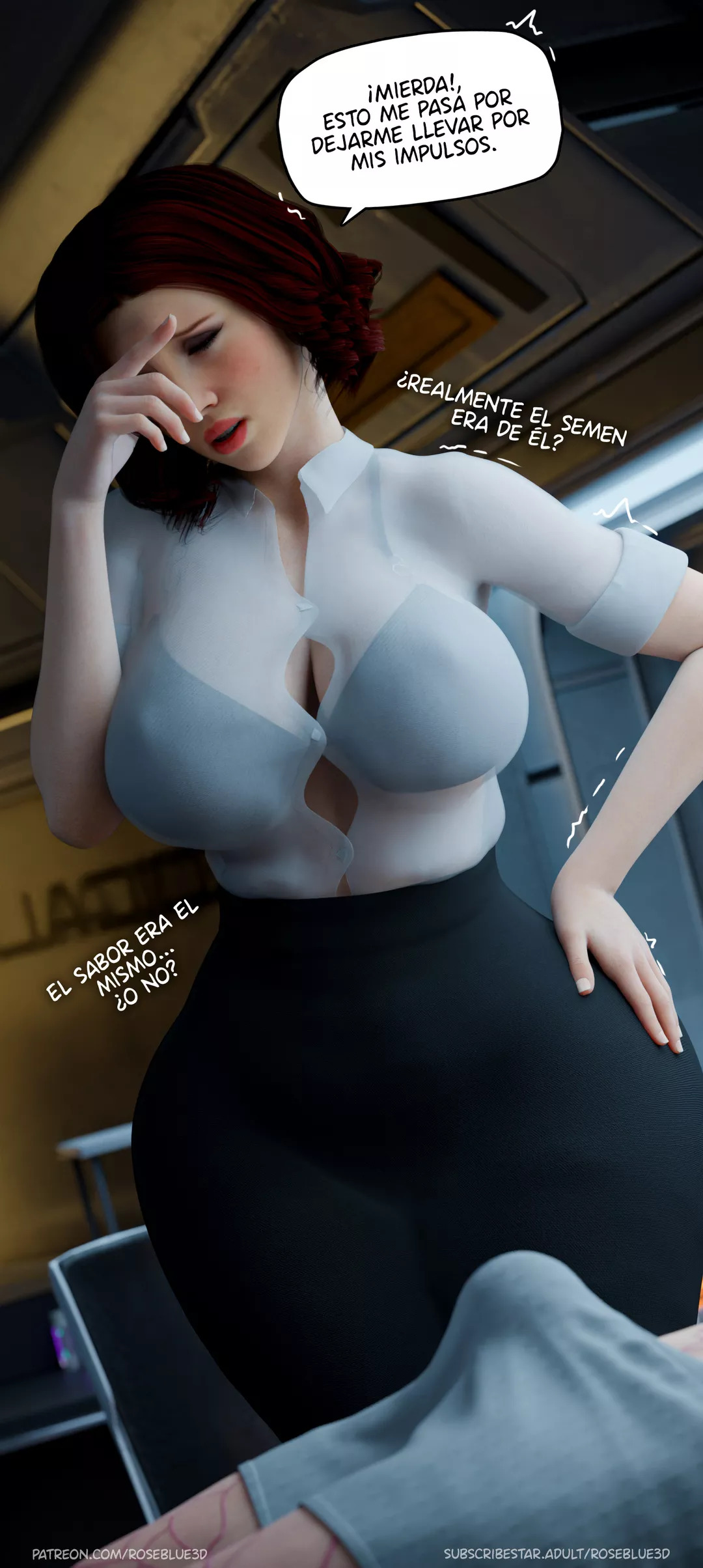 [RoseBlue3D] My Neighbor’s Widow 23 (Comics Porn)