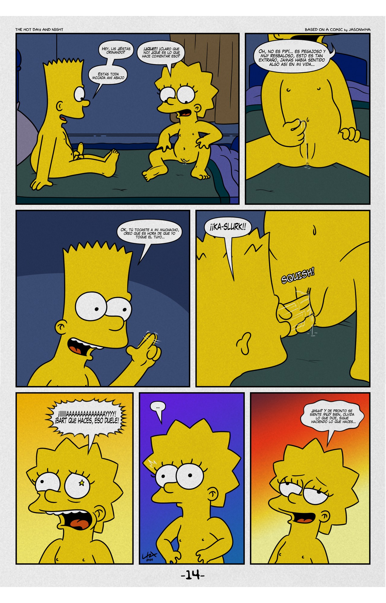 [Lakikoopax] The Hot Day and Night (The Simpsons)