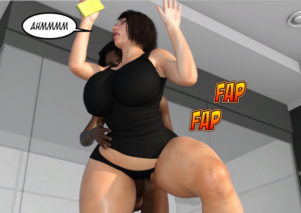 [CrazyDad3D] Foster Mother 2 (Comic Porn)