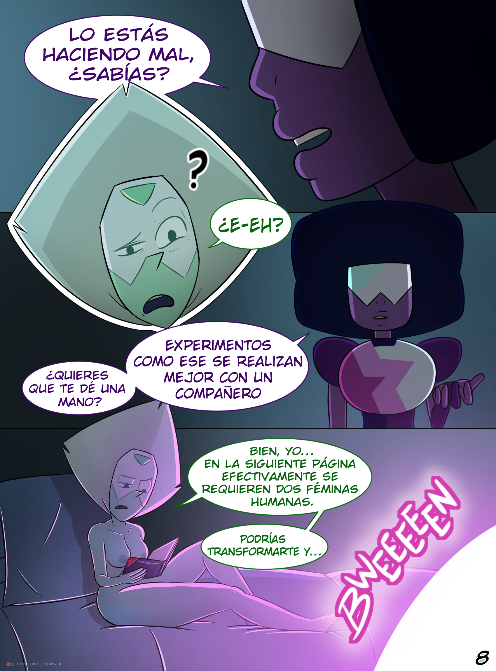 [Cartoonsaur] Los 'Experimentos' De Peridot (Steven Universe)