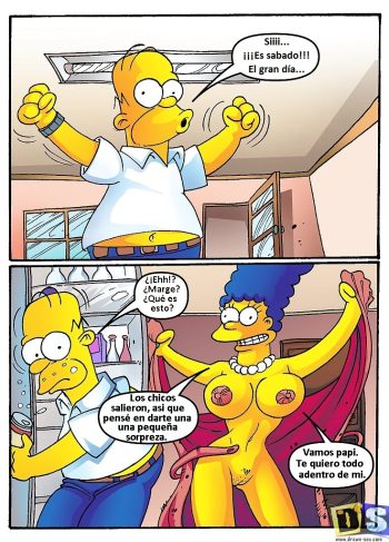 [Drawnsex]La SORPRESA de MARGE (The Simpsons)