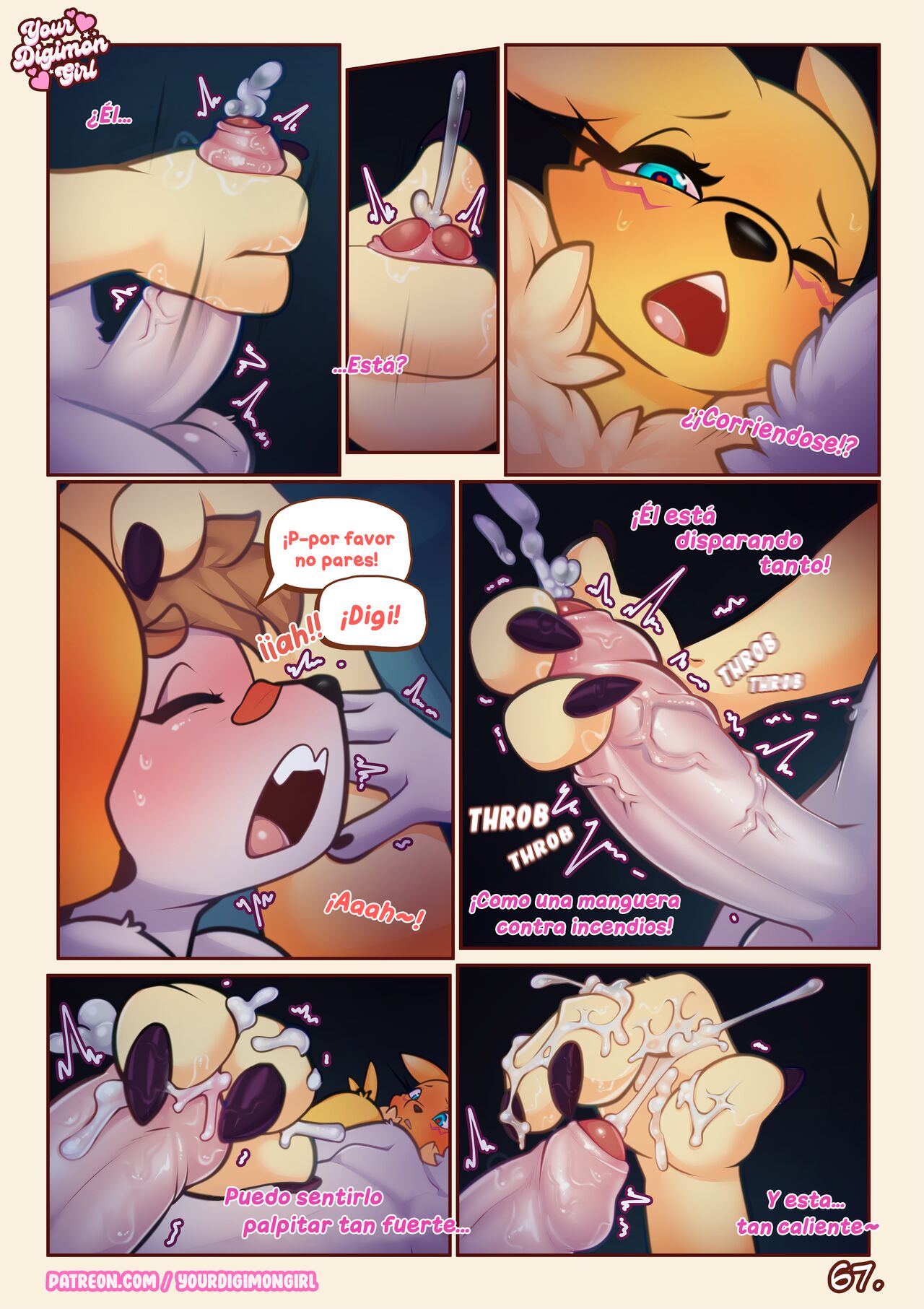 [YourDigimonGirl] How 2 hide your Renamon (Digimon Porn)