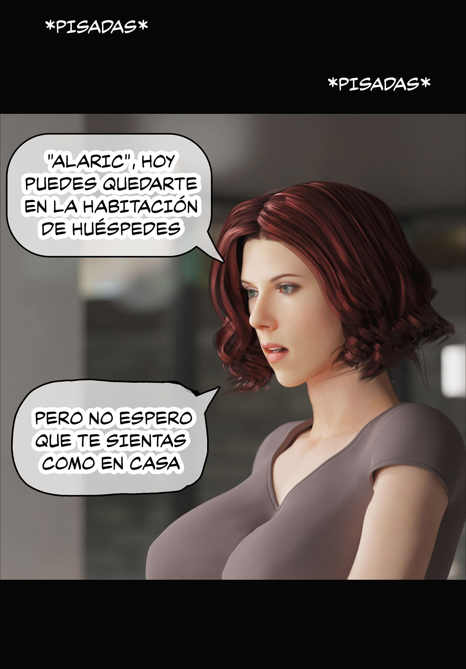 [RoseBlue3D] My Neighbor’s Widow 1 (Comics Porn)