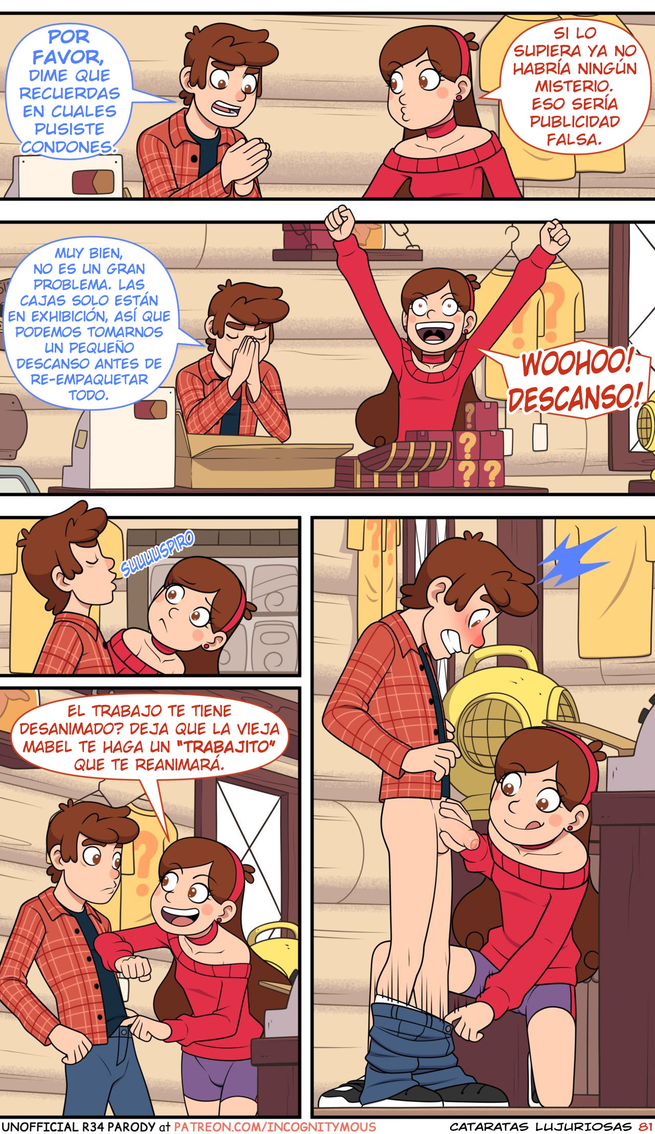 [Incognitymous] Cataratas Lujuriosas 2 (Gravity Falls)