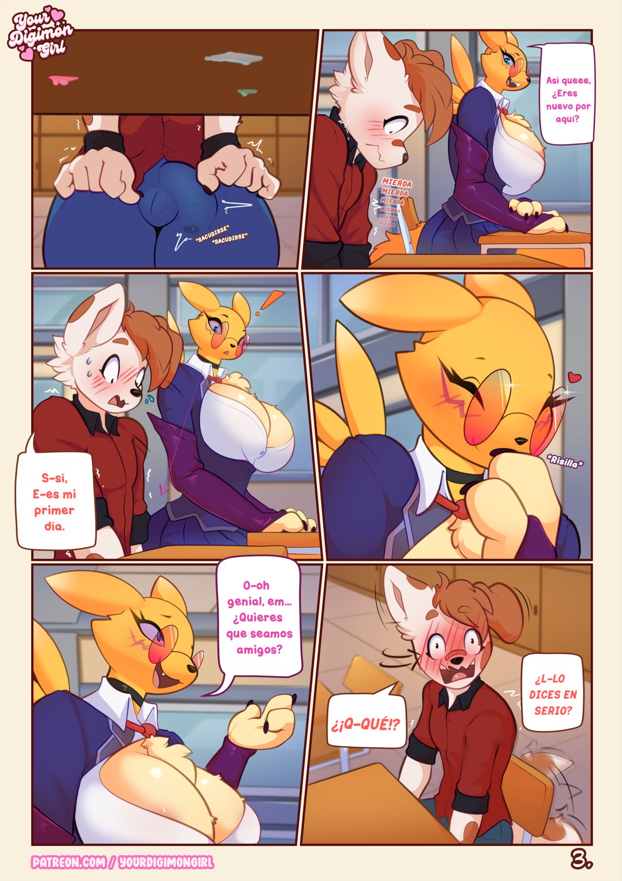 [YourDigimonGirl] How 2 hide your Renamon (Digimon Porn)