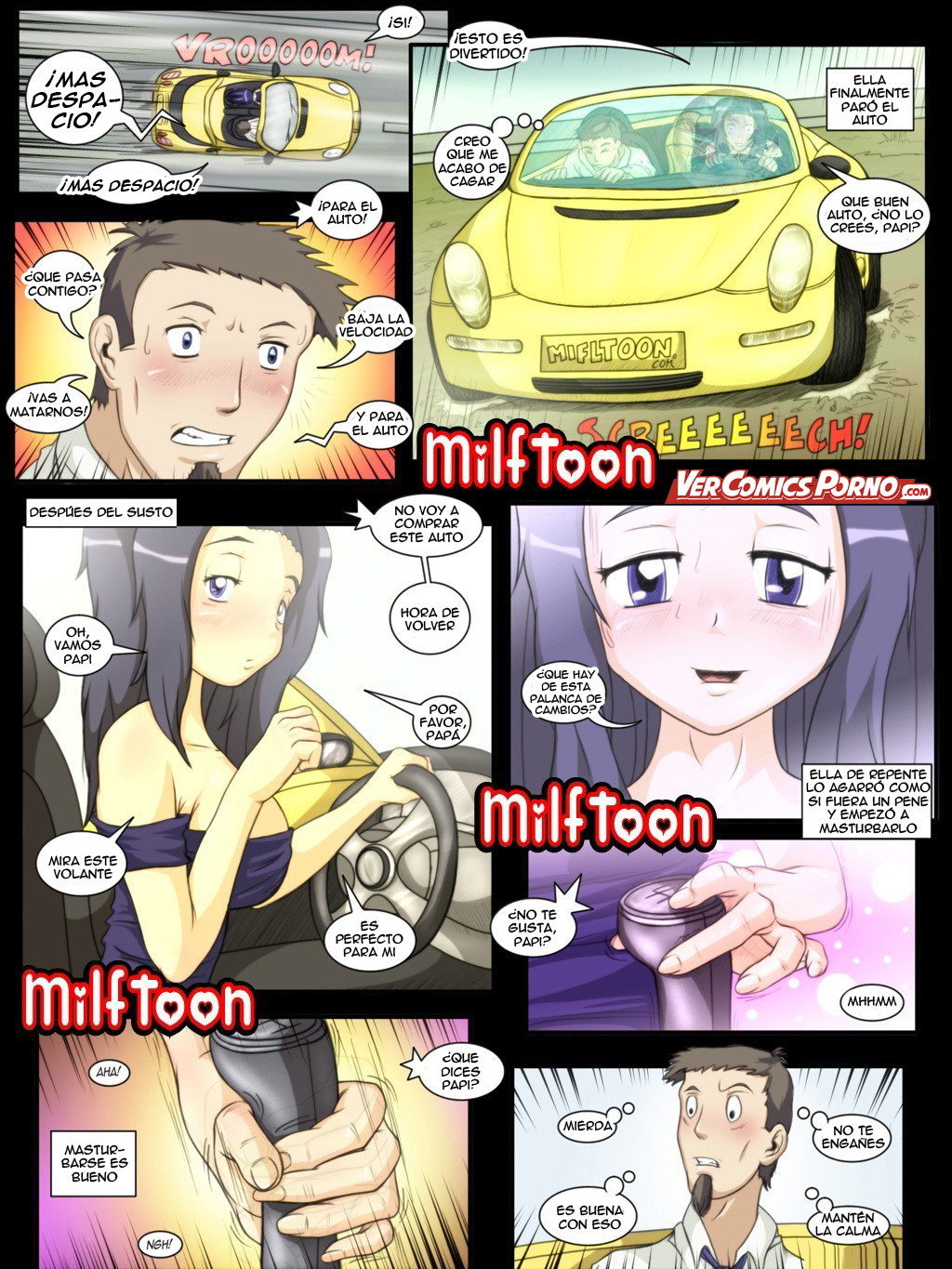 [Milftoon] The Car and The Tatoo