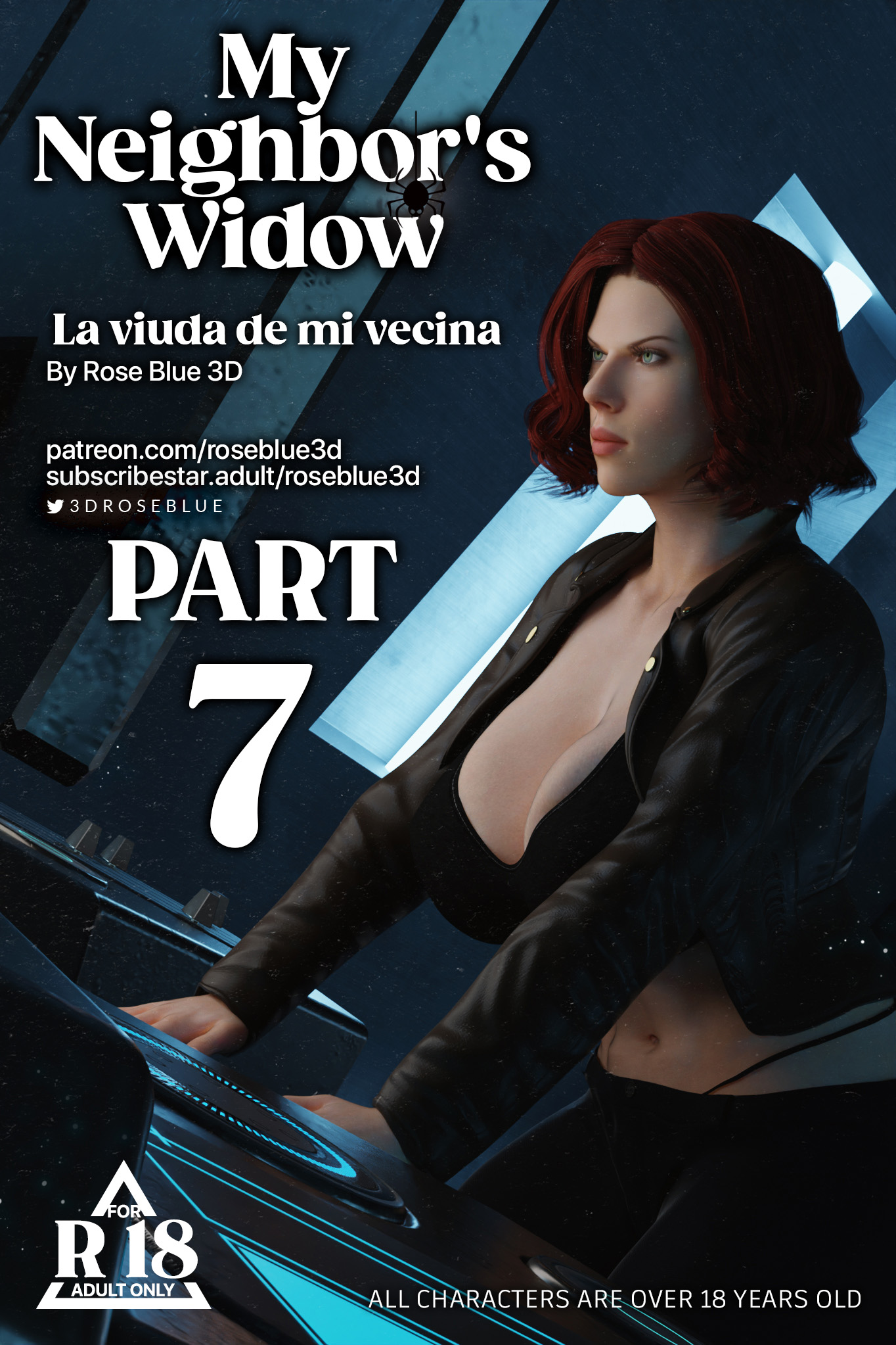 [RoseBlue3D] My Neighbor’s Widow 7 (Comics Porn)