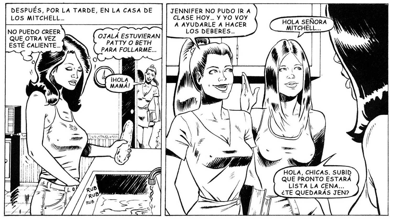 [Rebecca] Amas de casa 2 (Comic Porn)