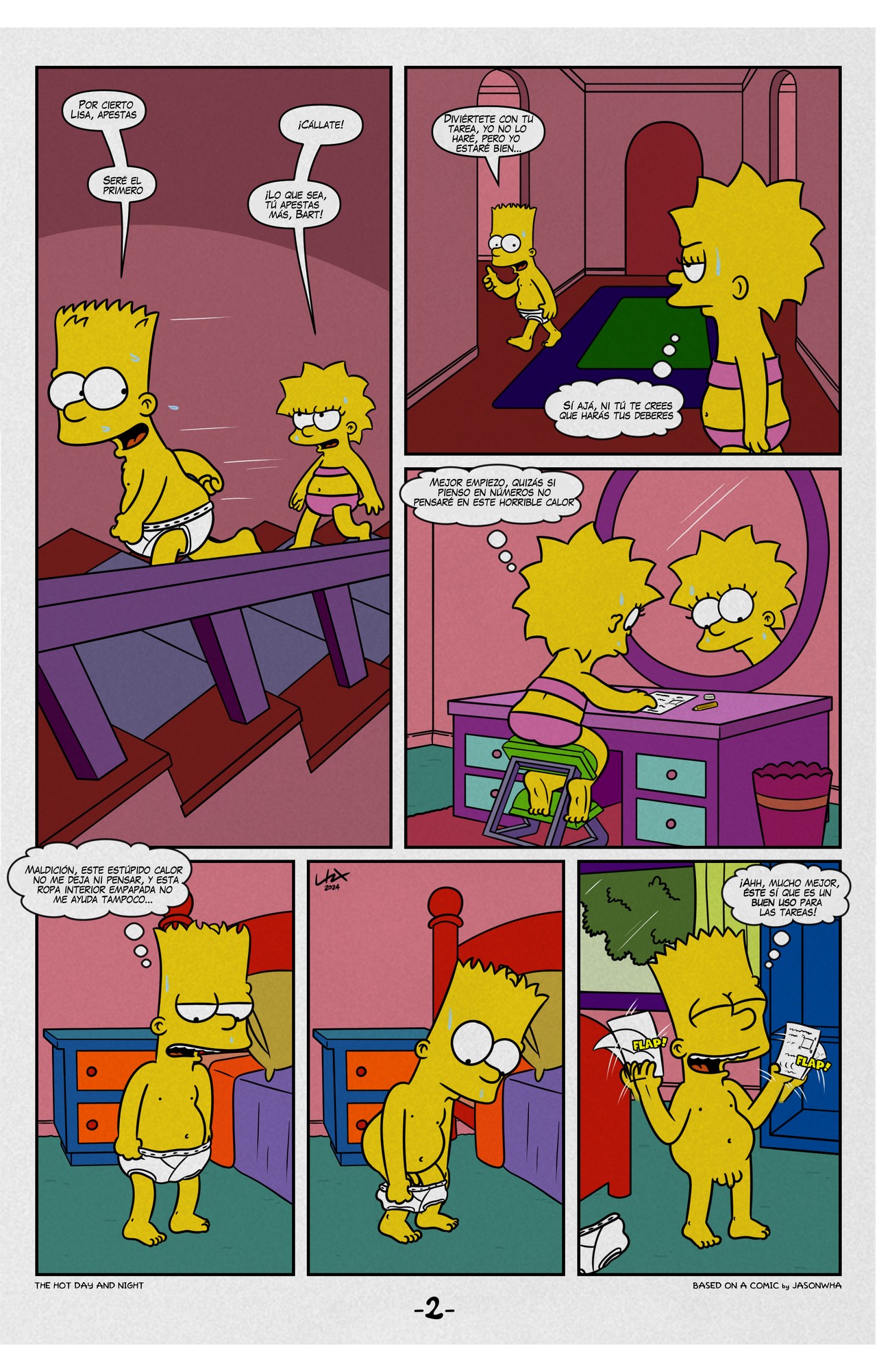 [Lakikoopax] The Hot Day and Night (The Simpsons)